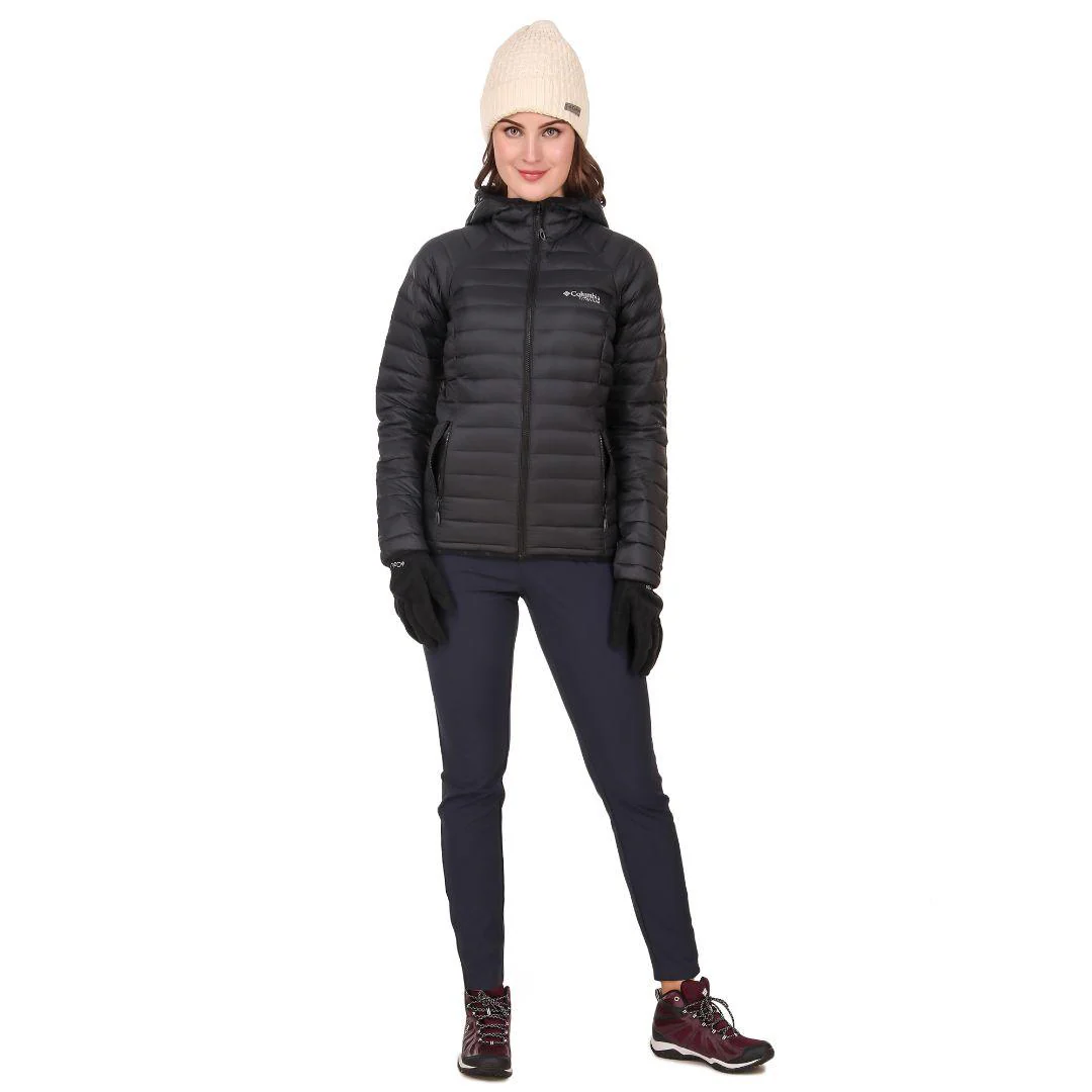 Columbia Women Black Alpha Trail Down Hooded Jacket - Image 2