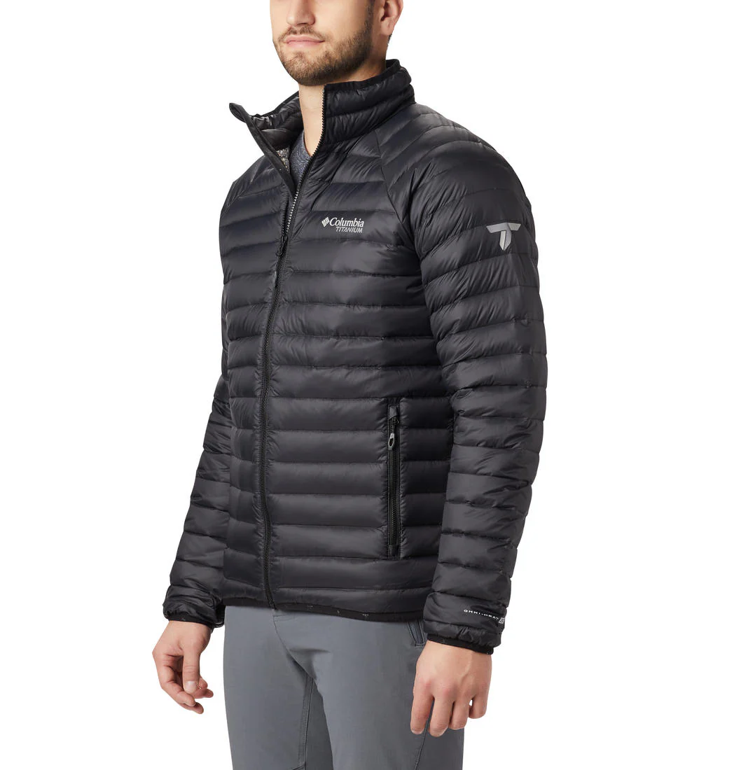 Columbia Men Black Alpha Trail Down Jacket