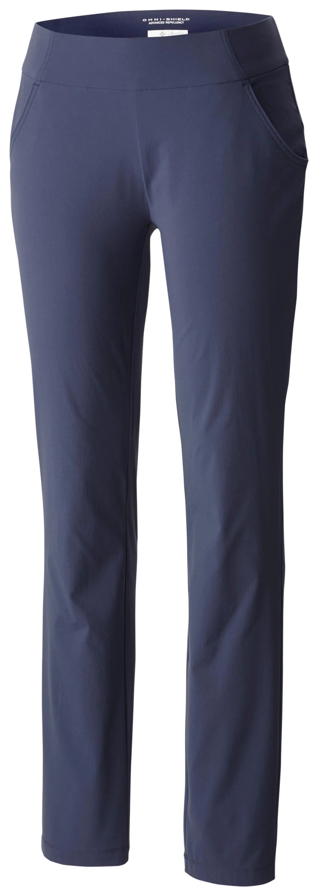 Columbia Women Navy Blue Anytime Casual Pull On Pant (Sun Protection)