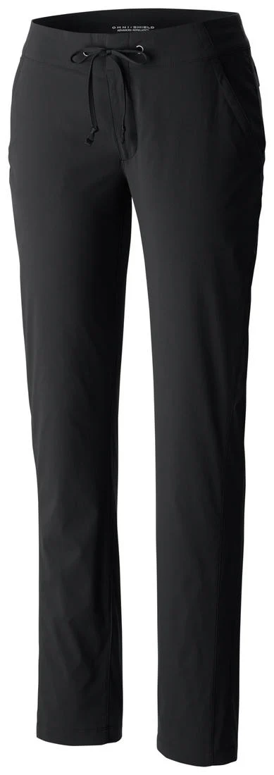 Columbia Women Black Anytime Outdoor Lined Pant (Sun Protection)