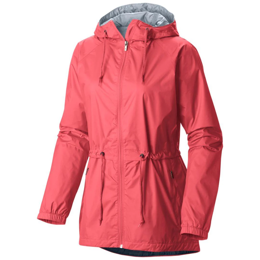 Columbia Women Pink Arcadia Casual Jacket Waterproof