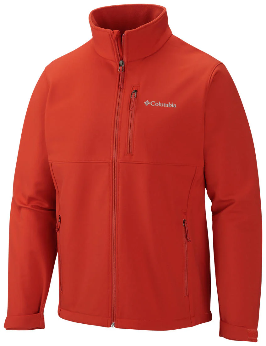 Columbia Men Red Ascender Softshell Jacket