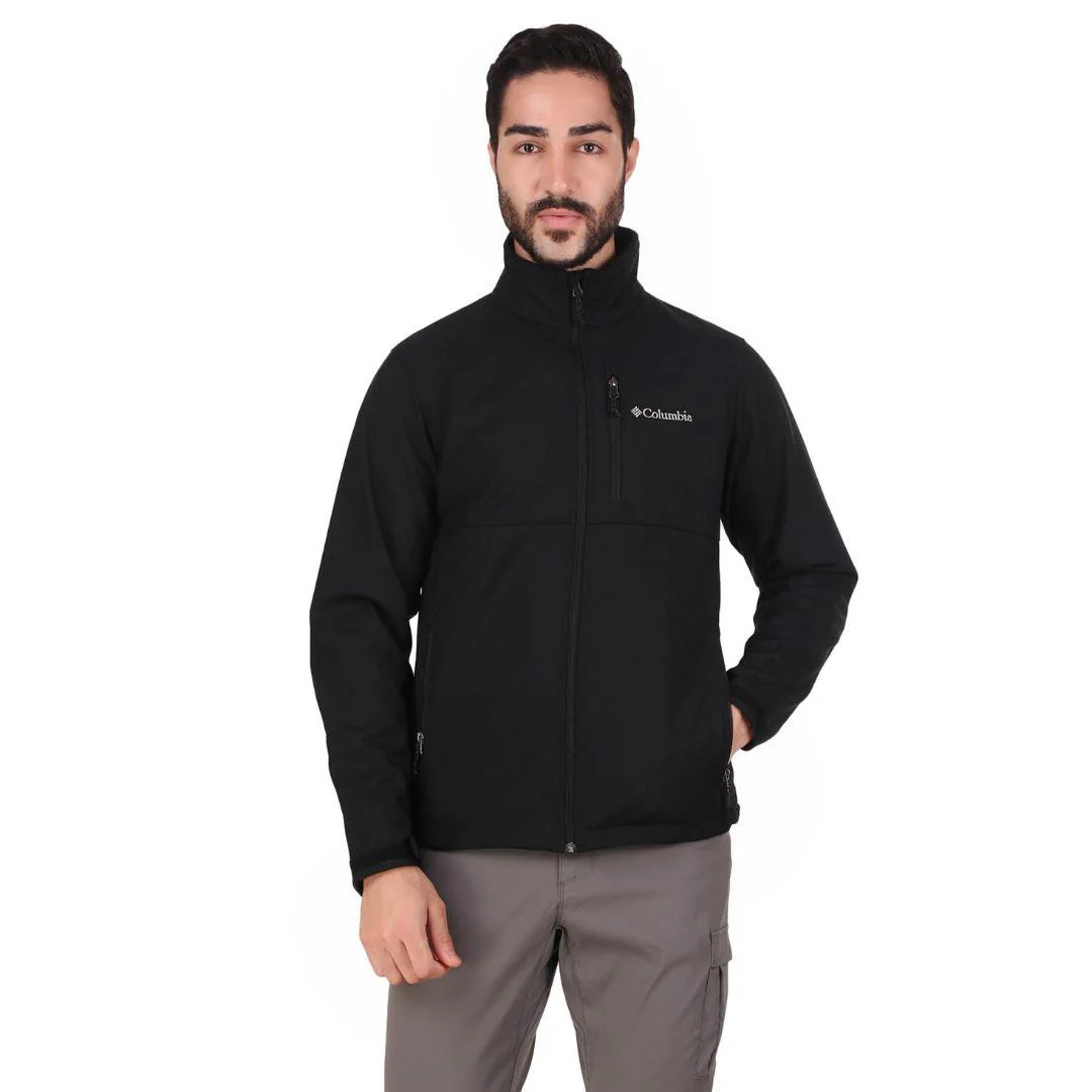 Columbia Men Black Ascender Softshell Jacket