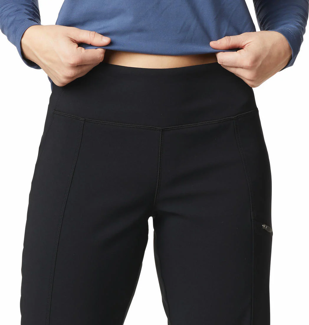 Columbia Women Black Back Beauty Highrise Warm Winter Pant (Sun Protection) - Image 2