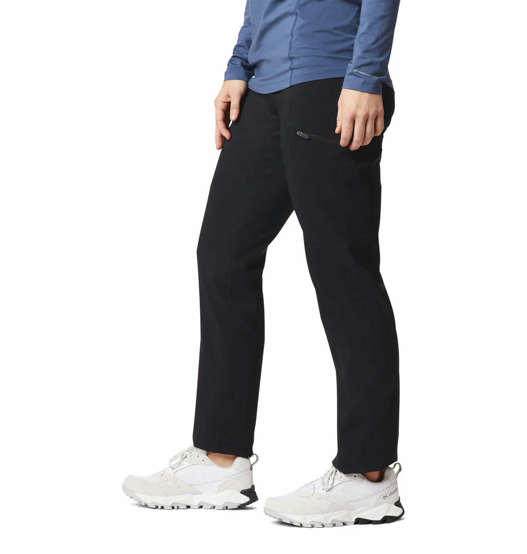 Columbia Women Black Back Beauty Highrise Warm Winter Pant (Sun Protection) - Image 2