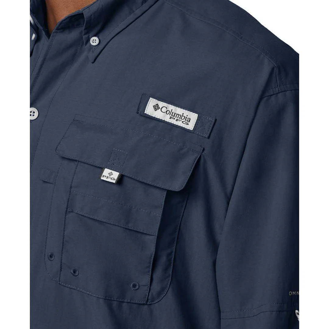 Columbia Men Blue Bahama II L/S Shirt (Sun Protection) - Image 2