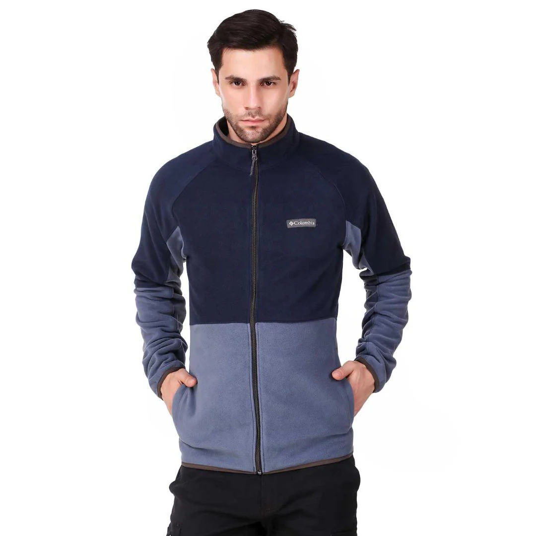 Columbia Men Blue Basin Trail Fleece Full Zip