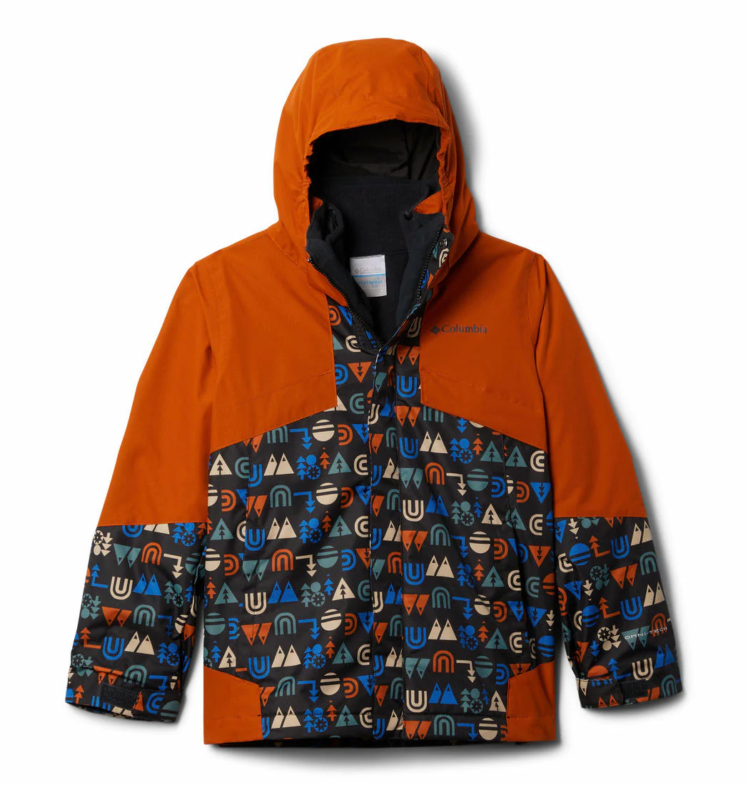 Columbia Kids Boys Black Bugaboo II Fleece Interchange Jacket