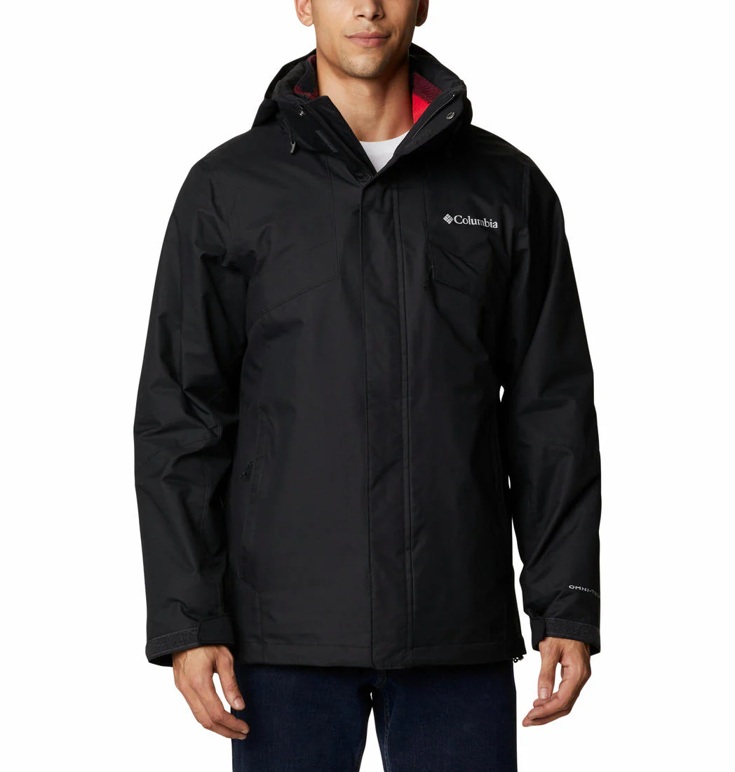 Columbia Men Black Bugaboo II Fleece Interchange Jacket