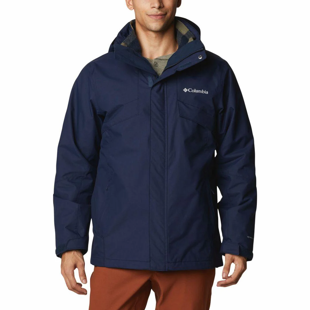 Columbia Men Blue Bugaboo II Fleece Interchange Jacket