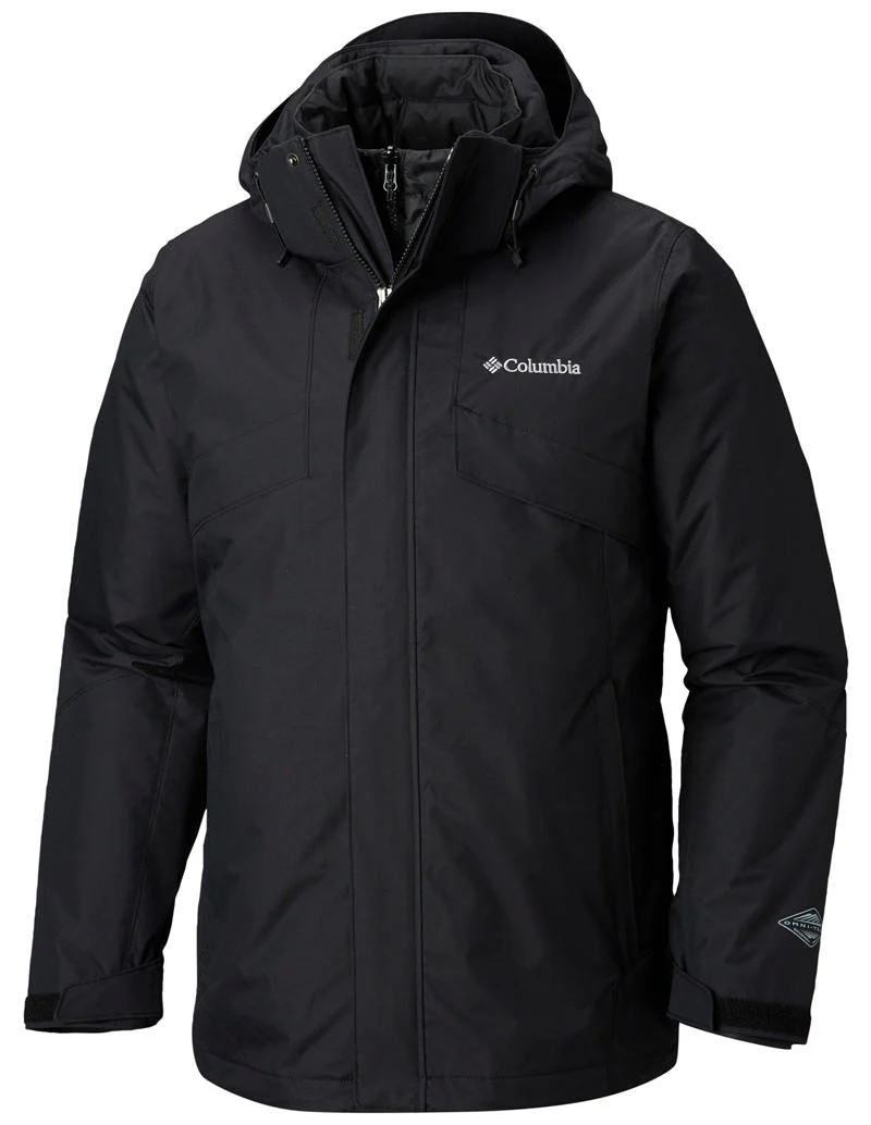 Columbia Men Black Bugaboo II Insulated Interchange Jacket
