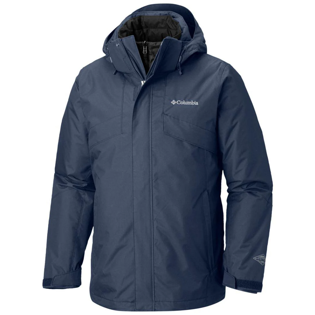 Columbia Men Blue Bugaboo II Insulated Interchange Jacket