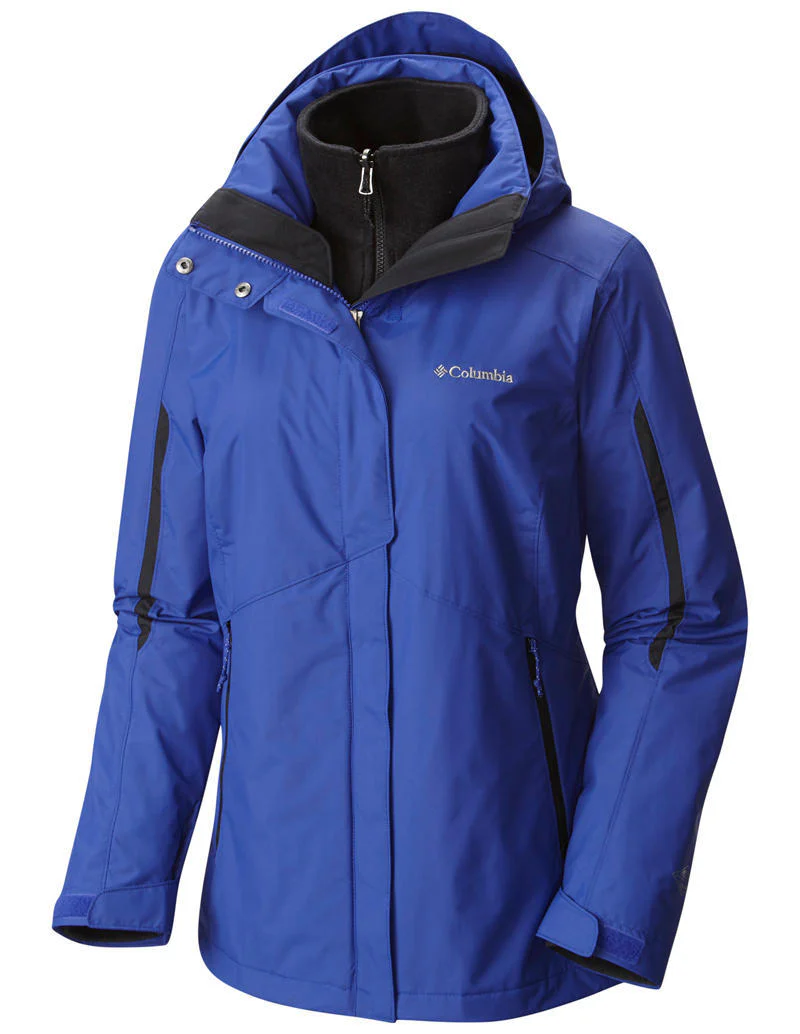 Columbia Women Blue Bugaboo Interchange Jacket