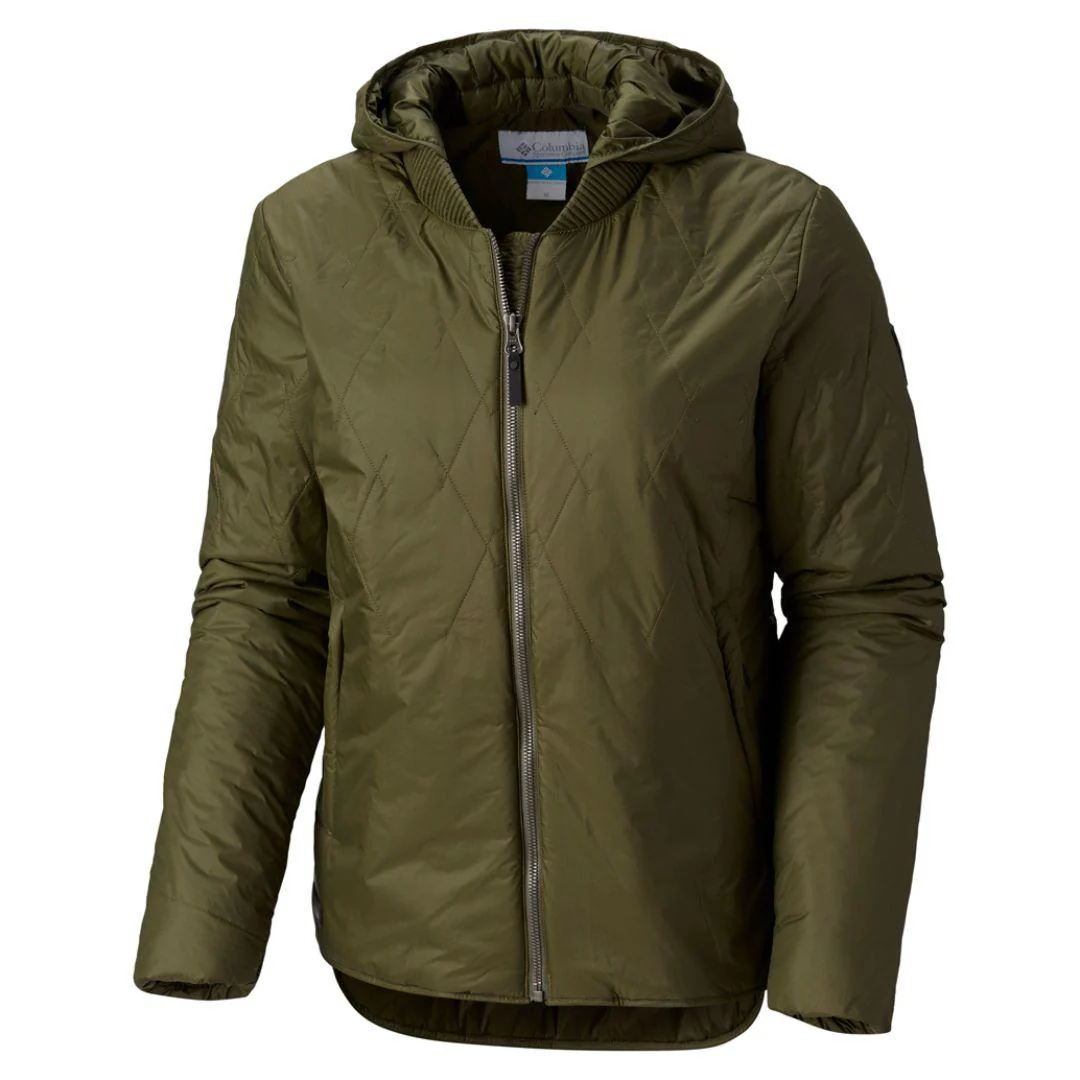 Columbia Women Green Castle Crest Jacket