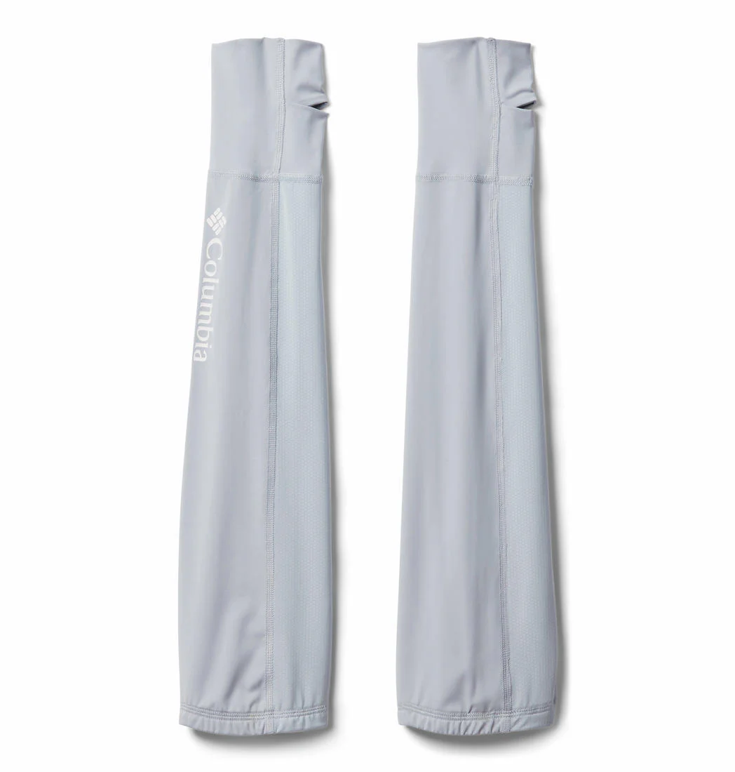 Columbia Unisex Grey Chill River II Arm Sleeves (Sun Protection)