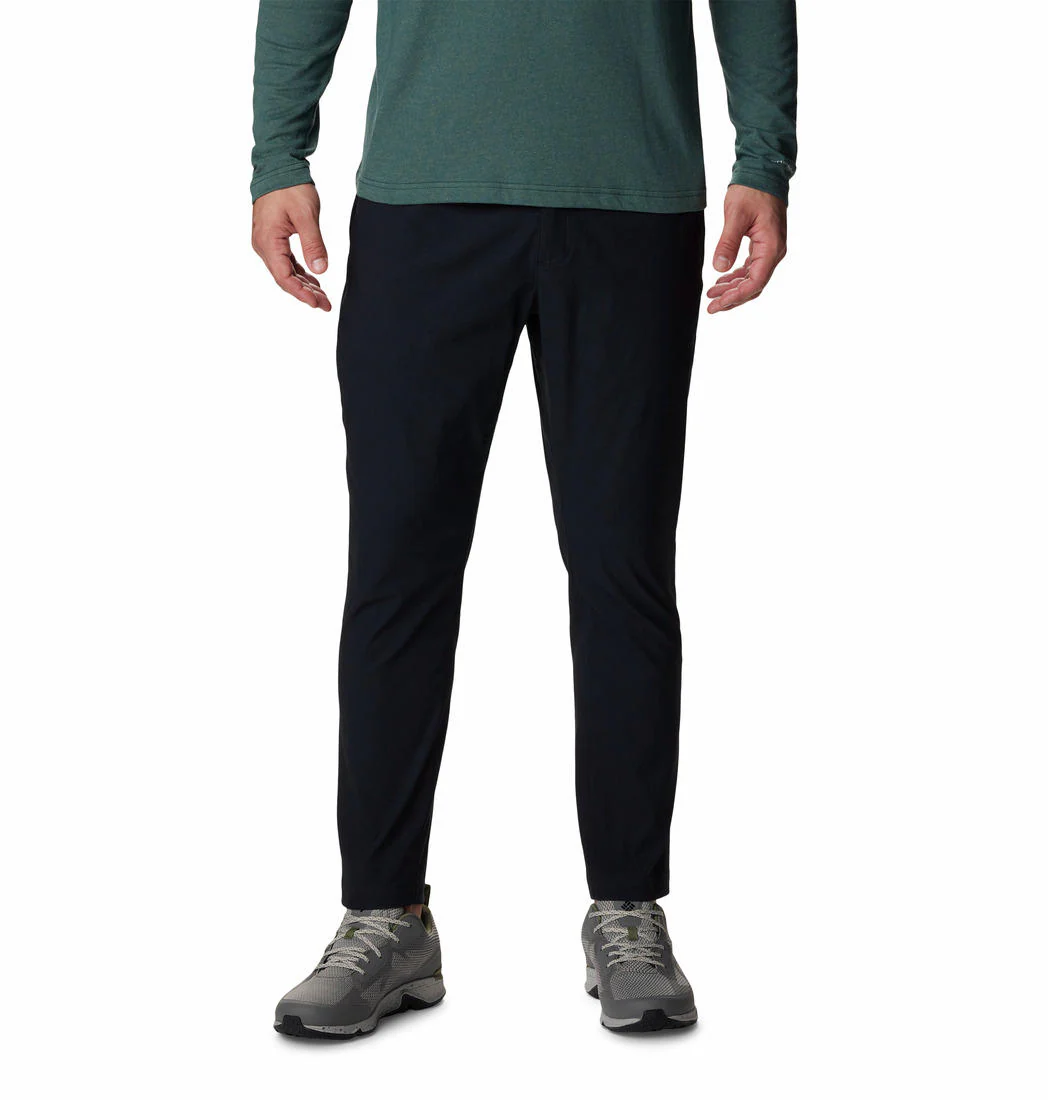 Columbia Men Black Black Mesa Tapered Pant (Sun Protection)