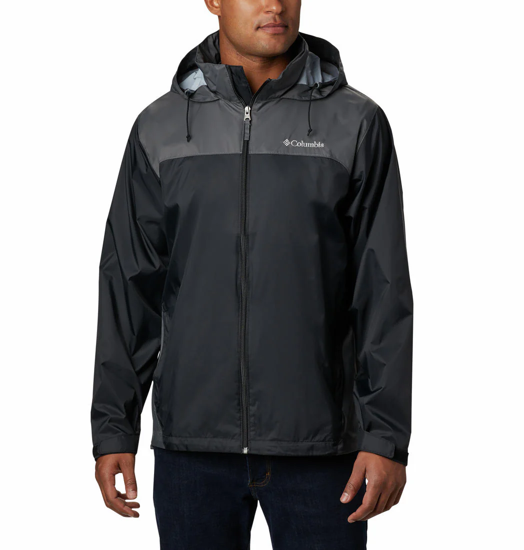Columbia Men Black Glennaker Lake Rain Jacket