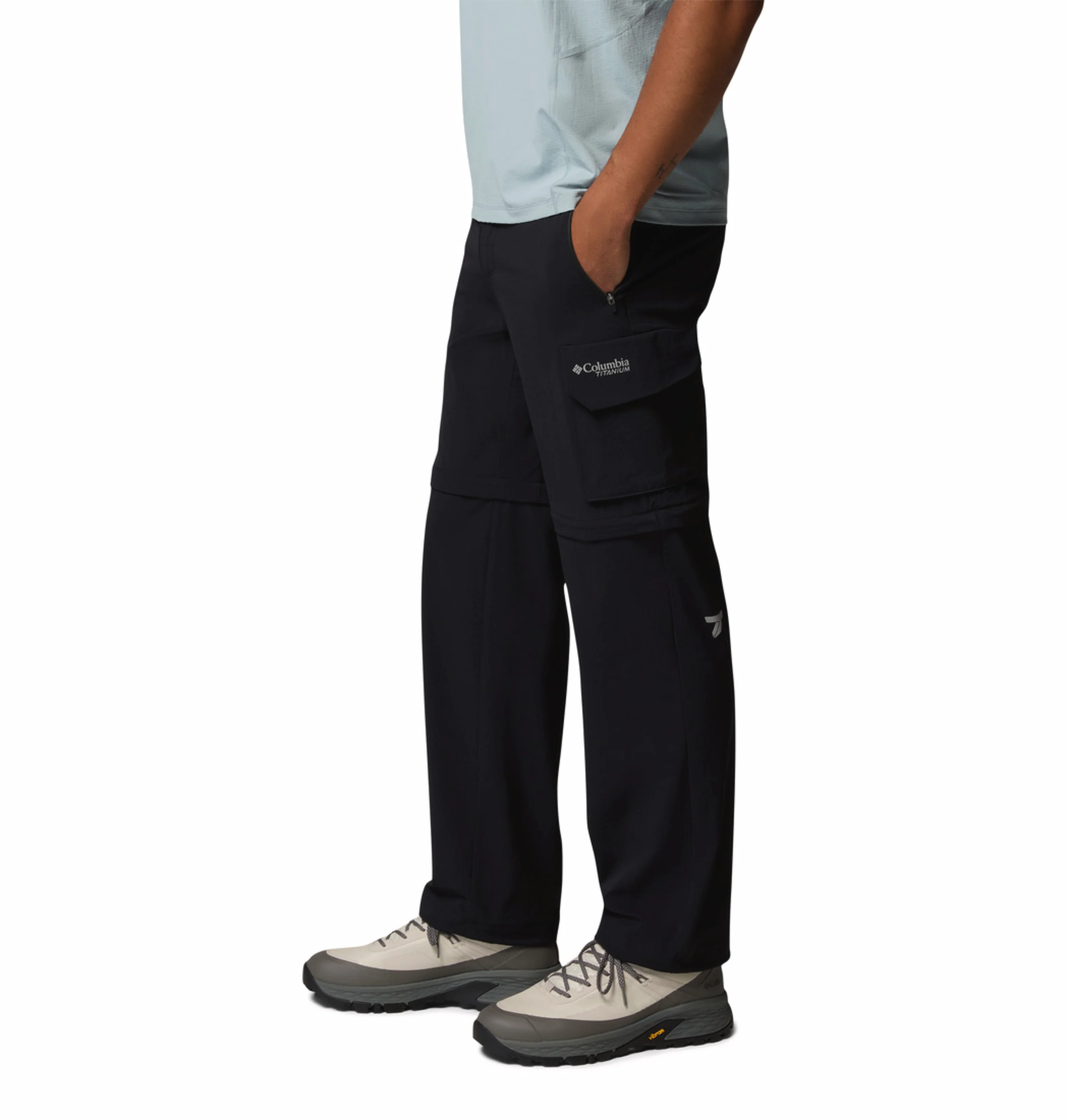 Columbia Men Black Omni-Shade Silver Ridge Elite Convertible Pant - Image 5