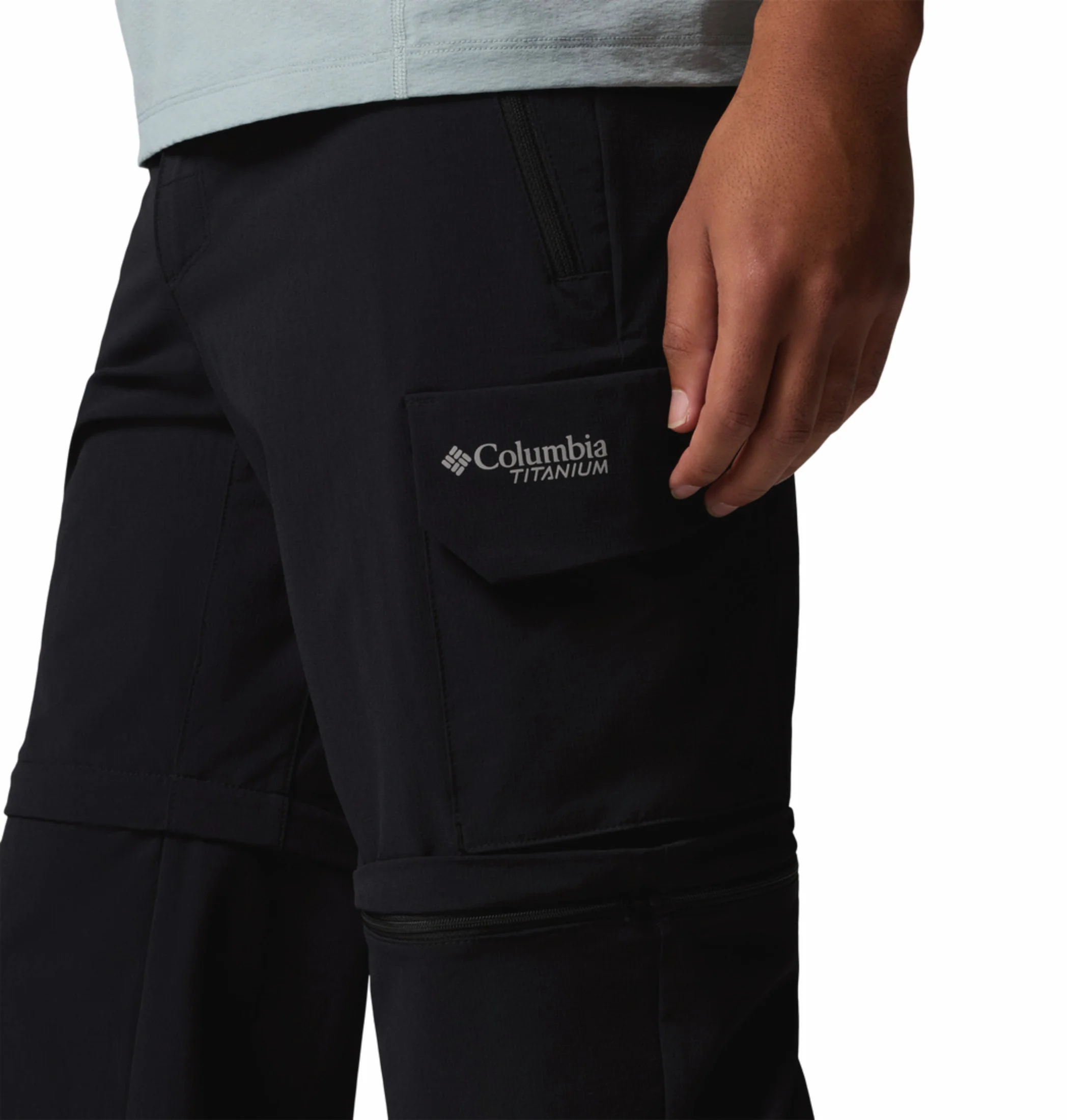 Columbia Men Black Omni-Shade Silver Ridge Elite Convertible Pant - Image 8