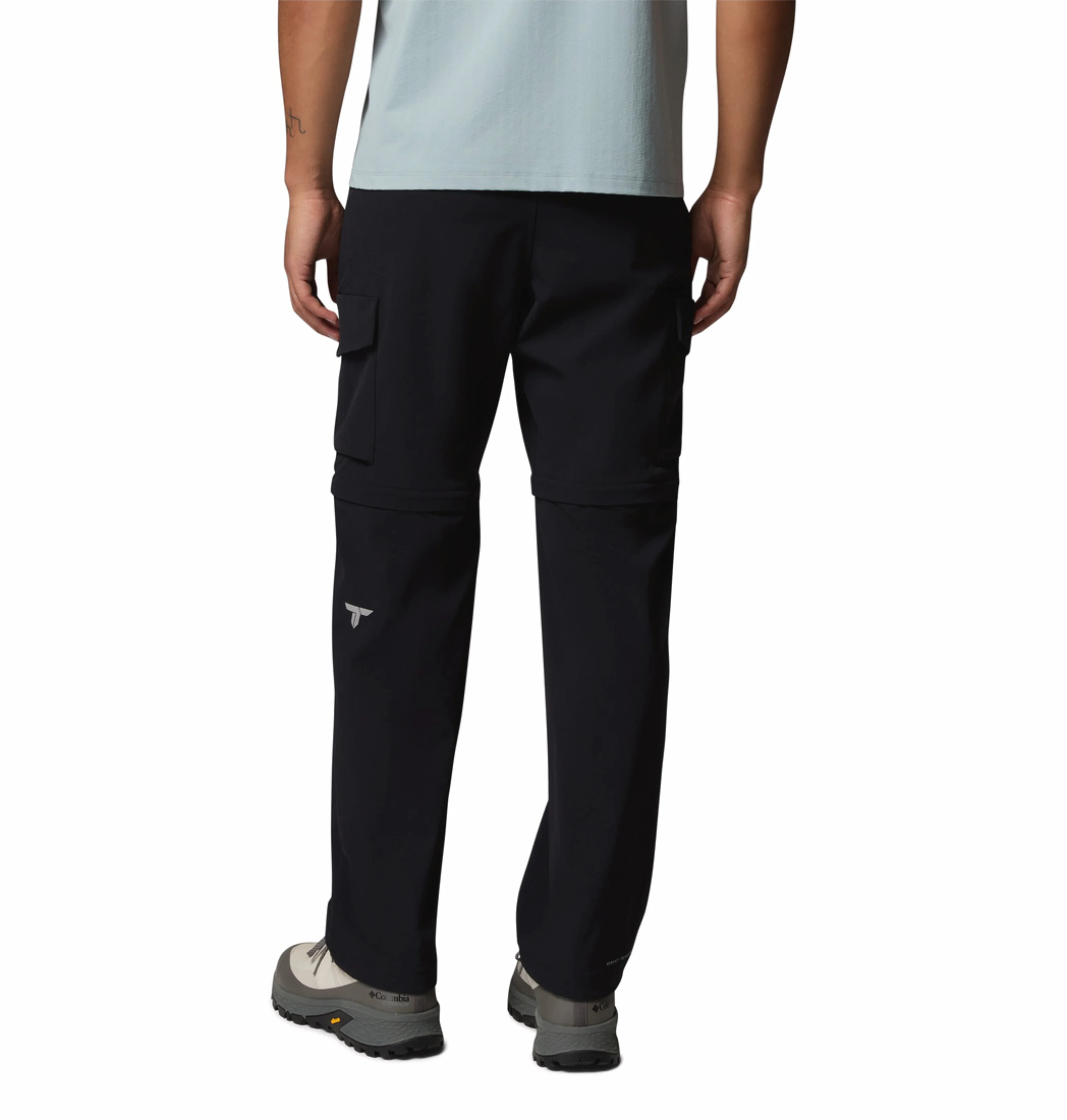 Columbia Men Black Omni-Shade Silver Ridge Elite Convertible Pant (Plus Size) - Image 2