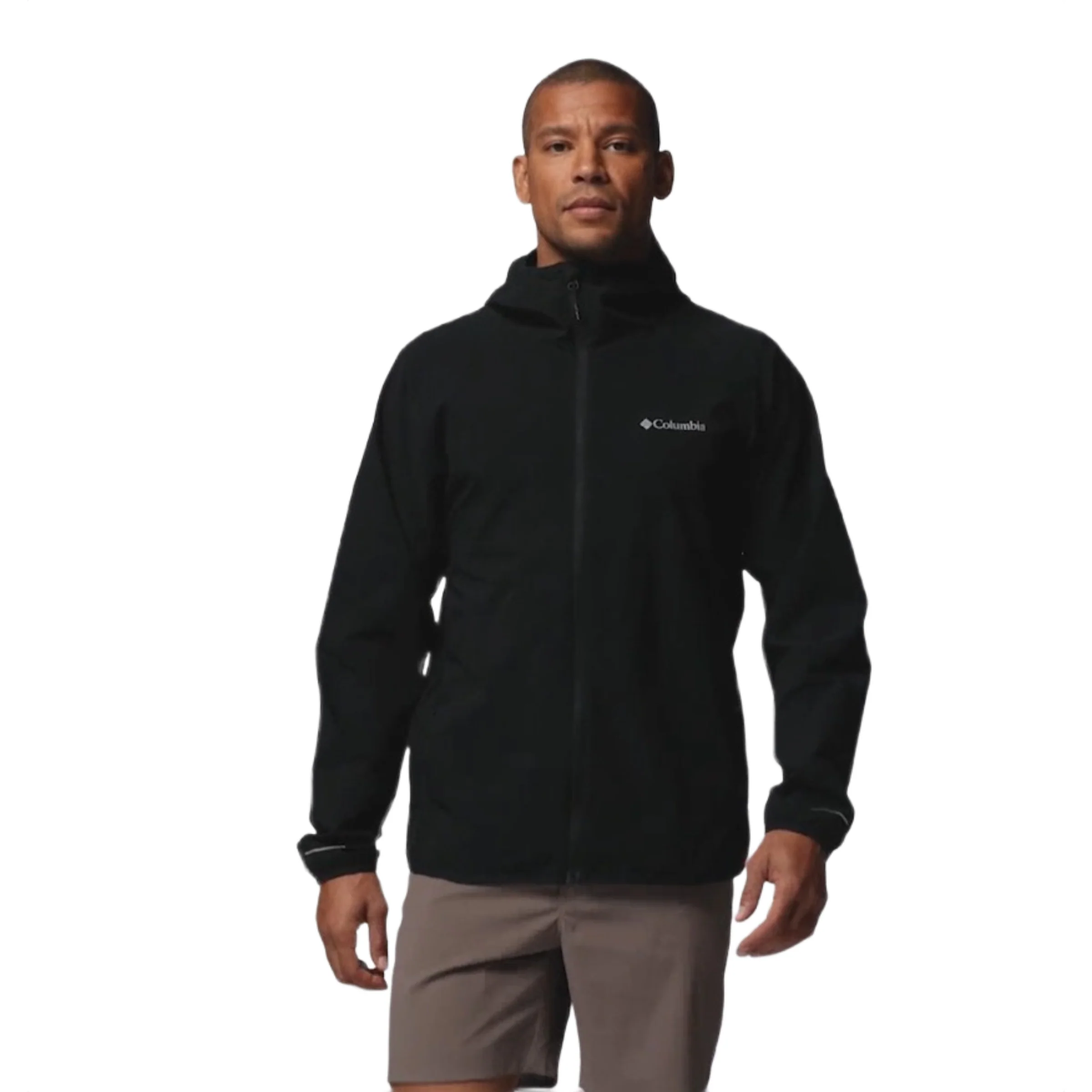 Columbia Men Black Omni-Shield Trailborne Windbreaker