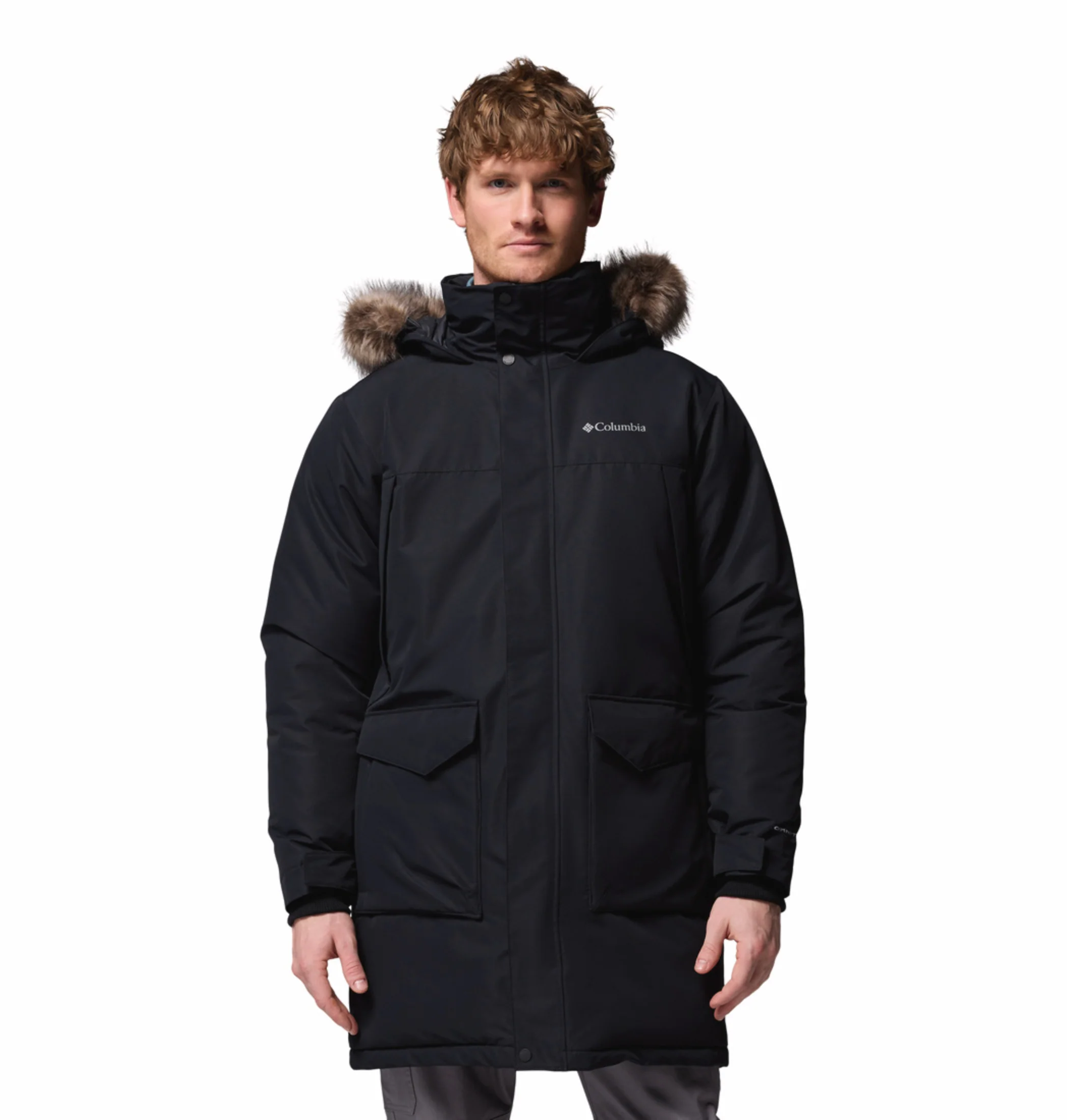 Columbia Men Black OmniHeat Infinity Cape Ridge Parka Jacket
