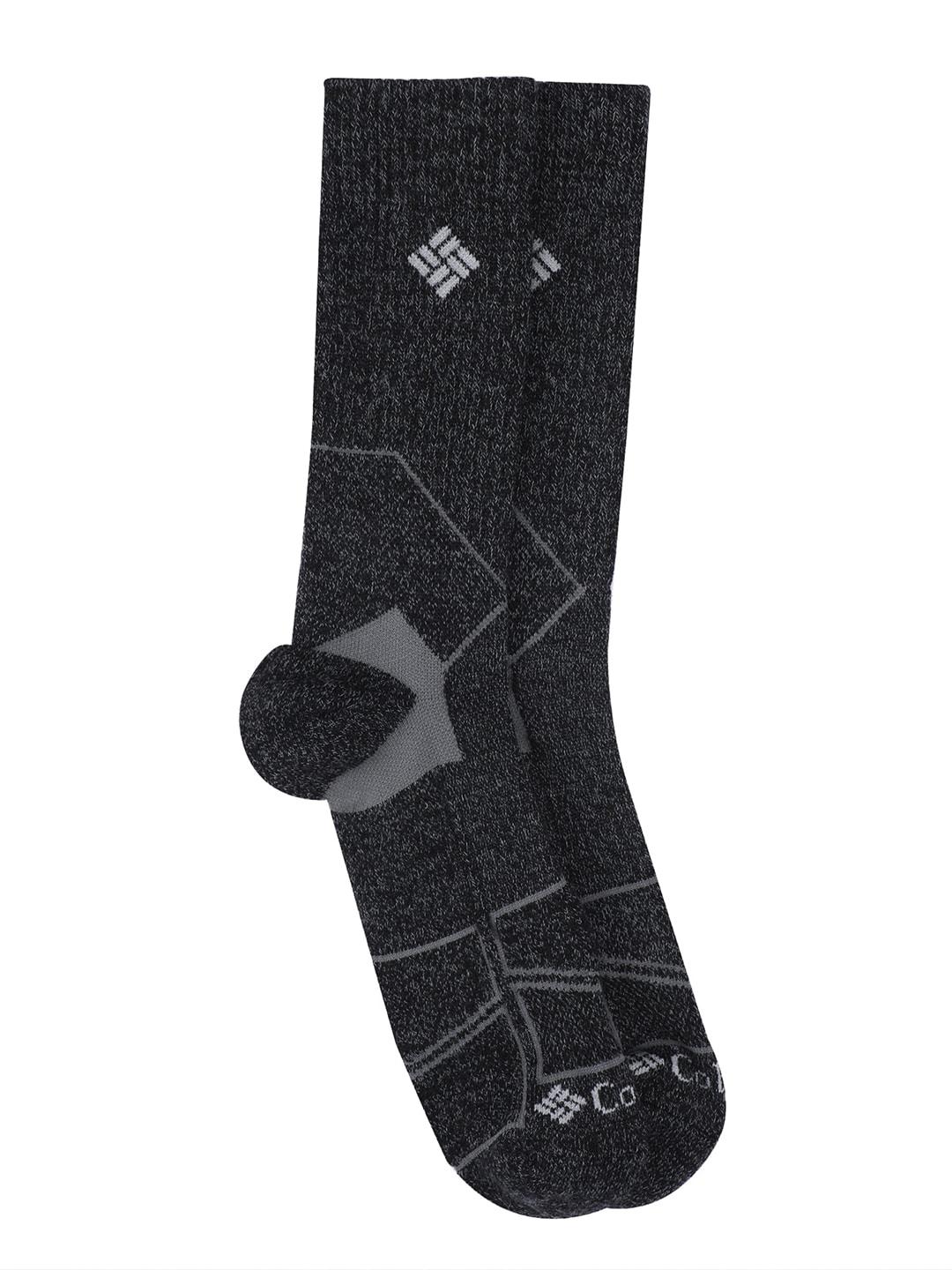 Columbia Men Black SOCKS MN 2P HIKE QTR-HEELPWR 2 (2 Pair) (Non Returnable) - Image 2