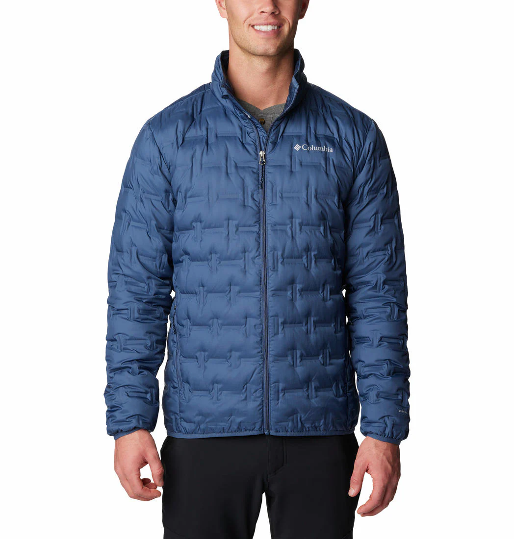 Columbia Men Blue Delta Ridge Down Jacket