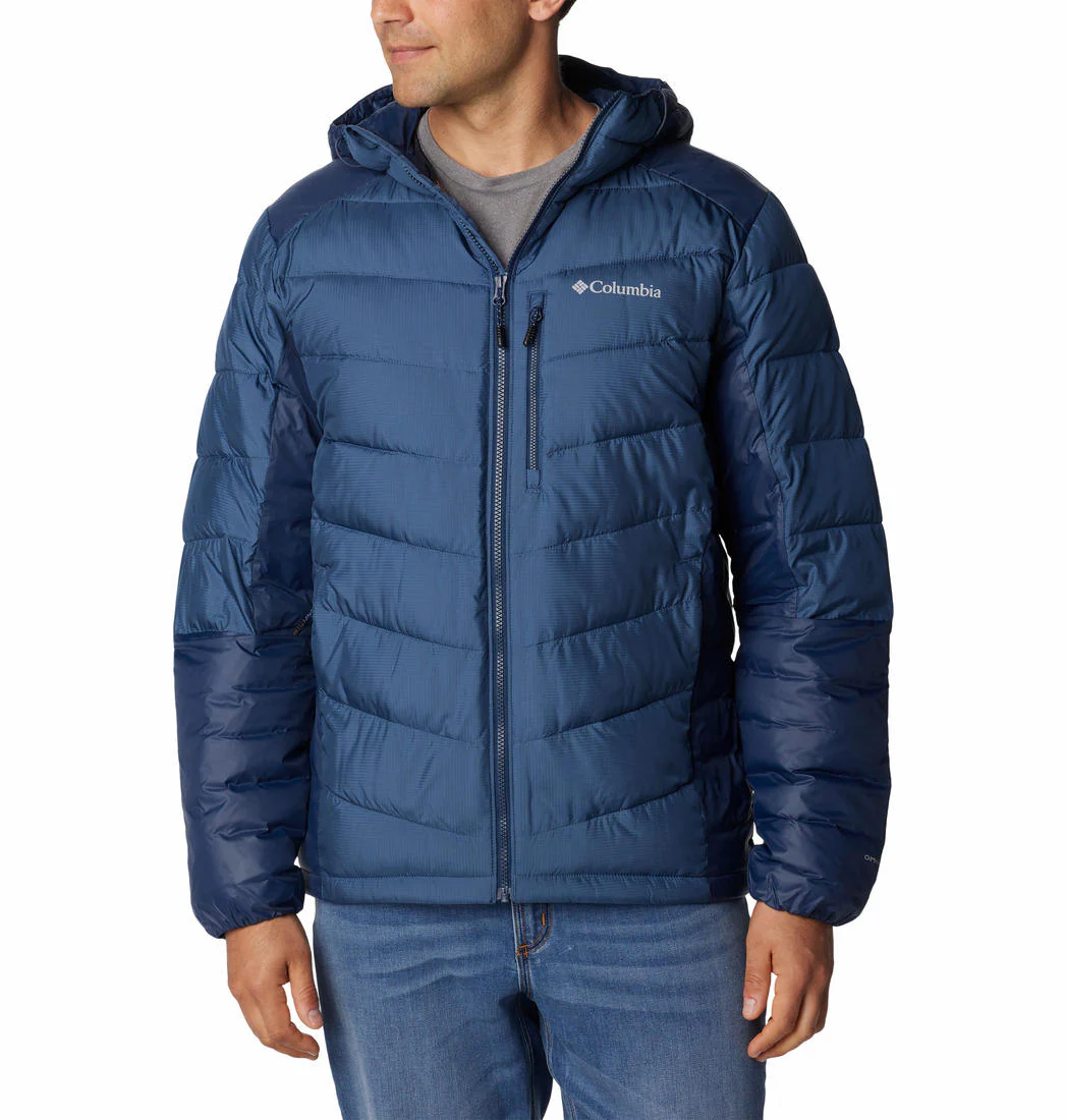 Columbia Men Blue Labyrinth Loop Hooded Jacket