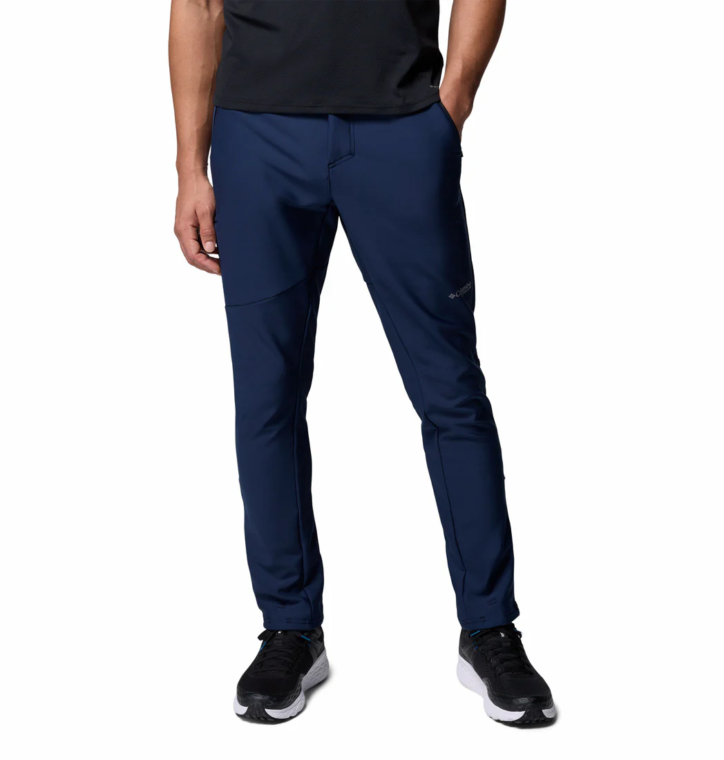 Columbia Men Blue Vast Canyon Softshell Pant (Plus Size)