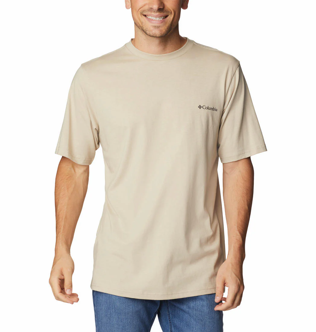 Columbia Men Brown CSC Basic Logo Short Sleeve
