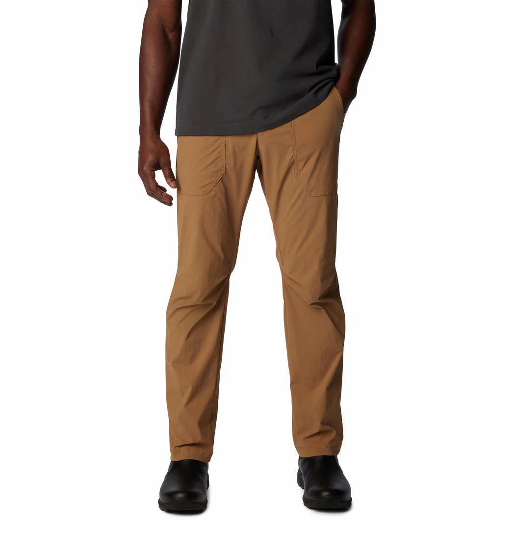Columbia Men Brown Landroamer Ripstop Pant (Sun Protection)