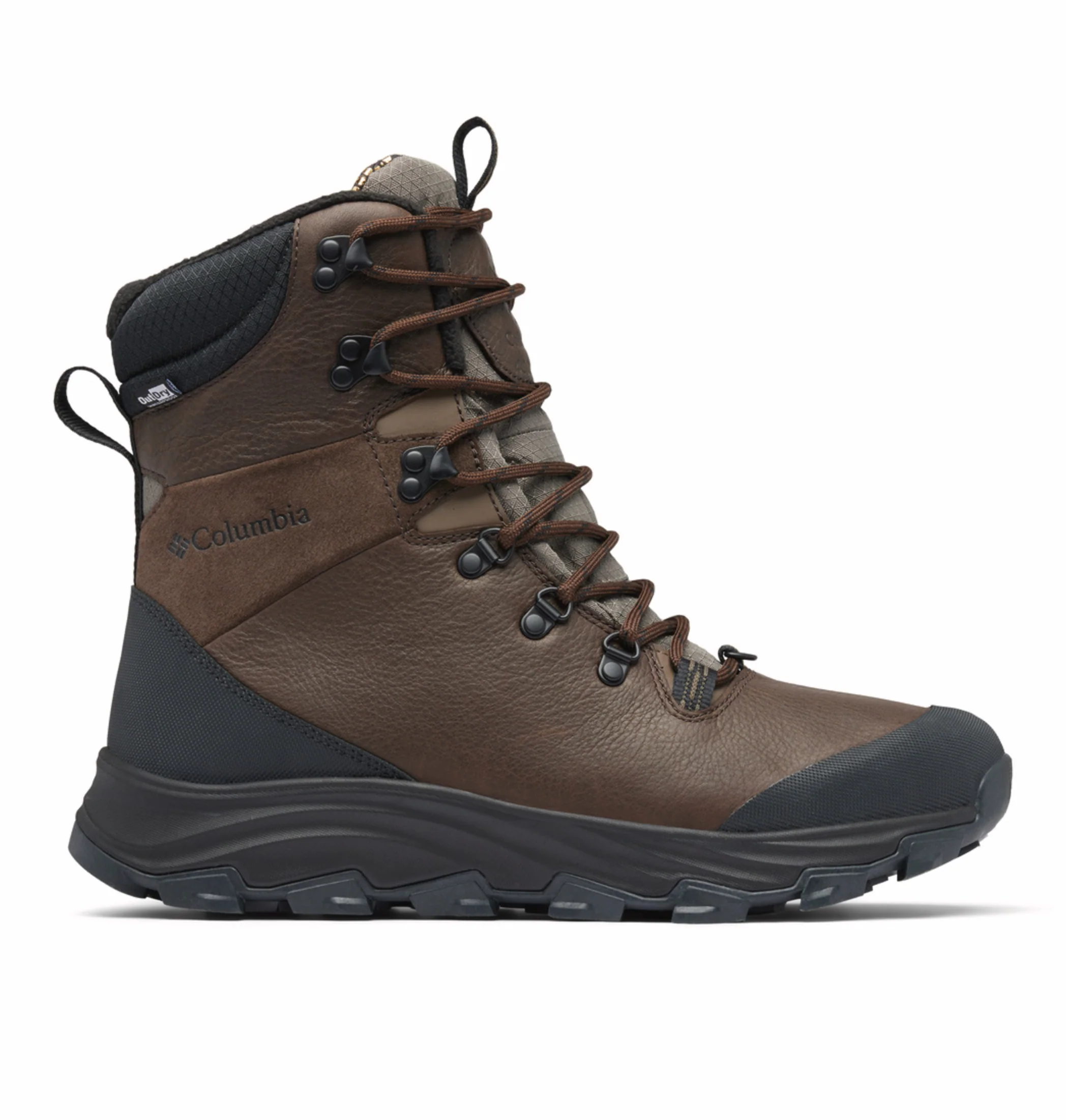 Columbia Men Brown Omnigrip ice Expeditionist Extreme Waterproof Snow Sports Boots