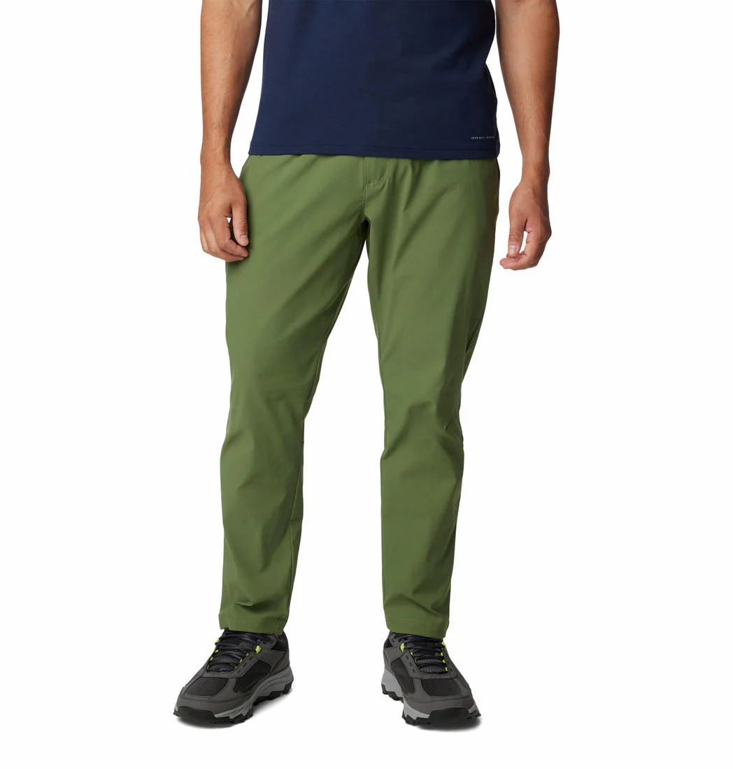 Columbia Men Green Black Mesa Tapered Pant (Sun Protection)