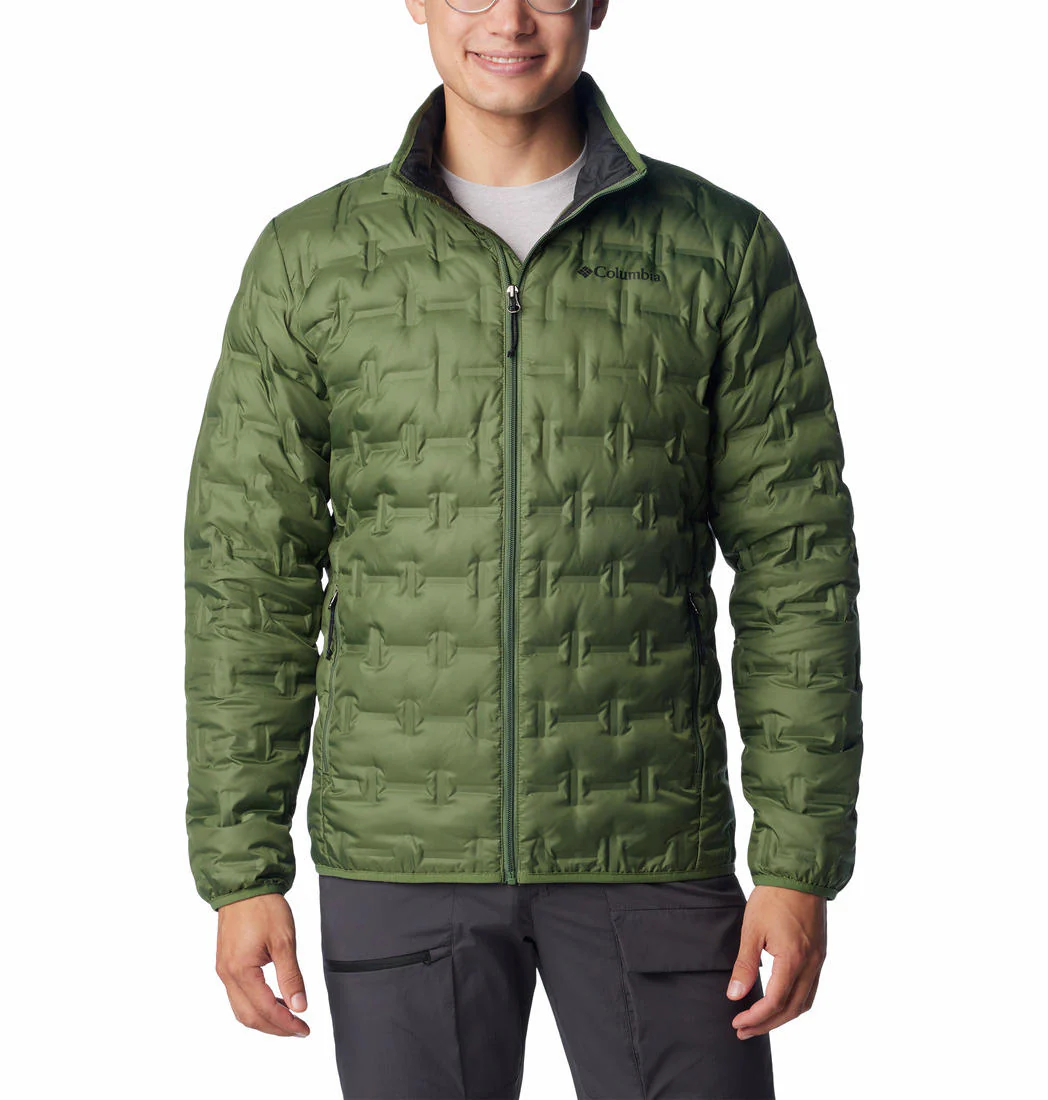 Columbia Men Green Delta Ridge Down Jacket