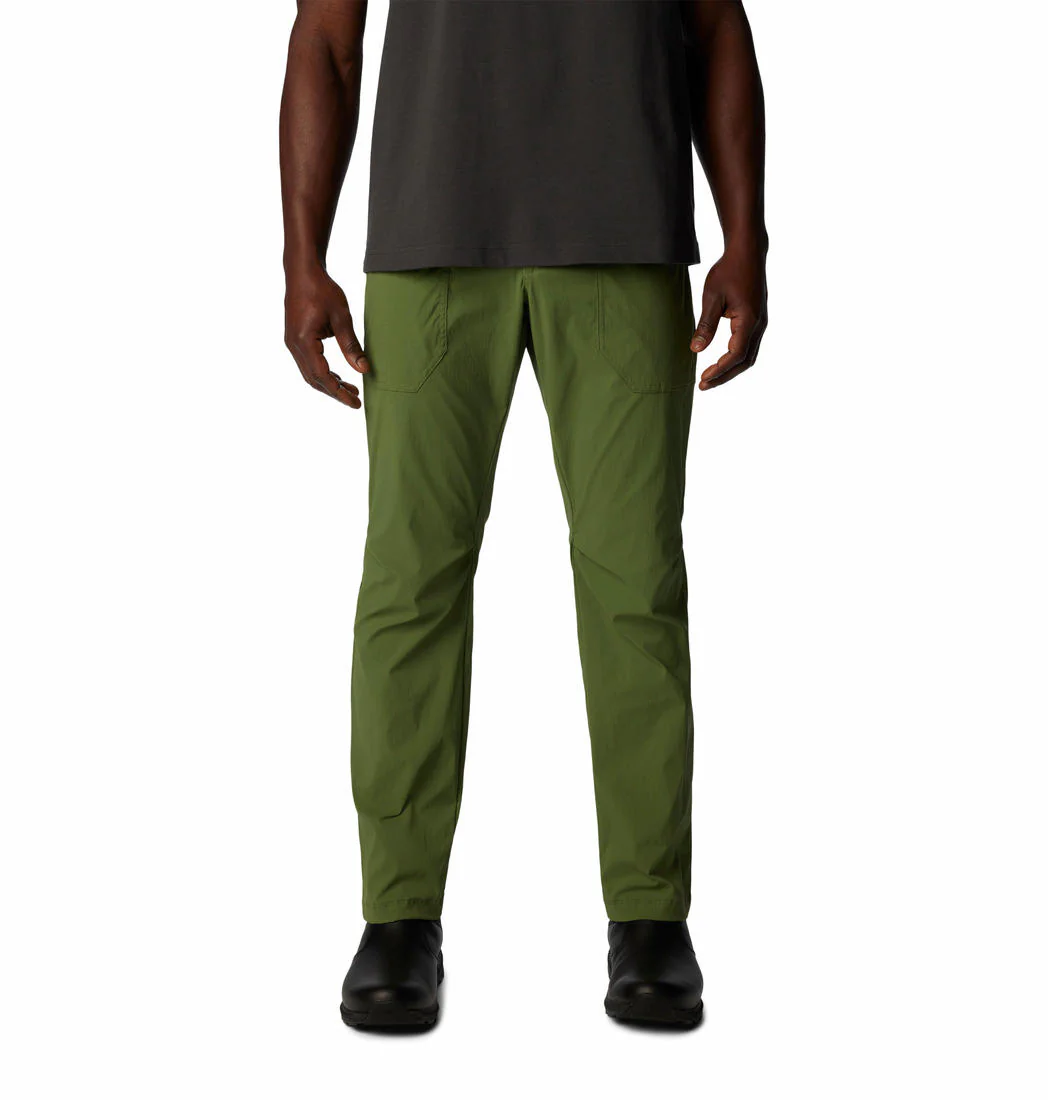 Columbia Men Green Landroamer Ripstop Pant (Sun Protection)
