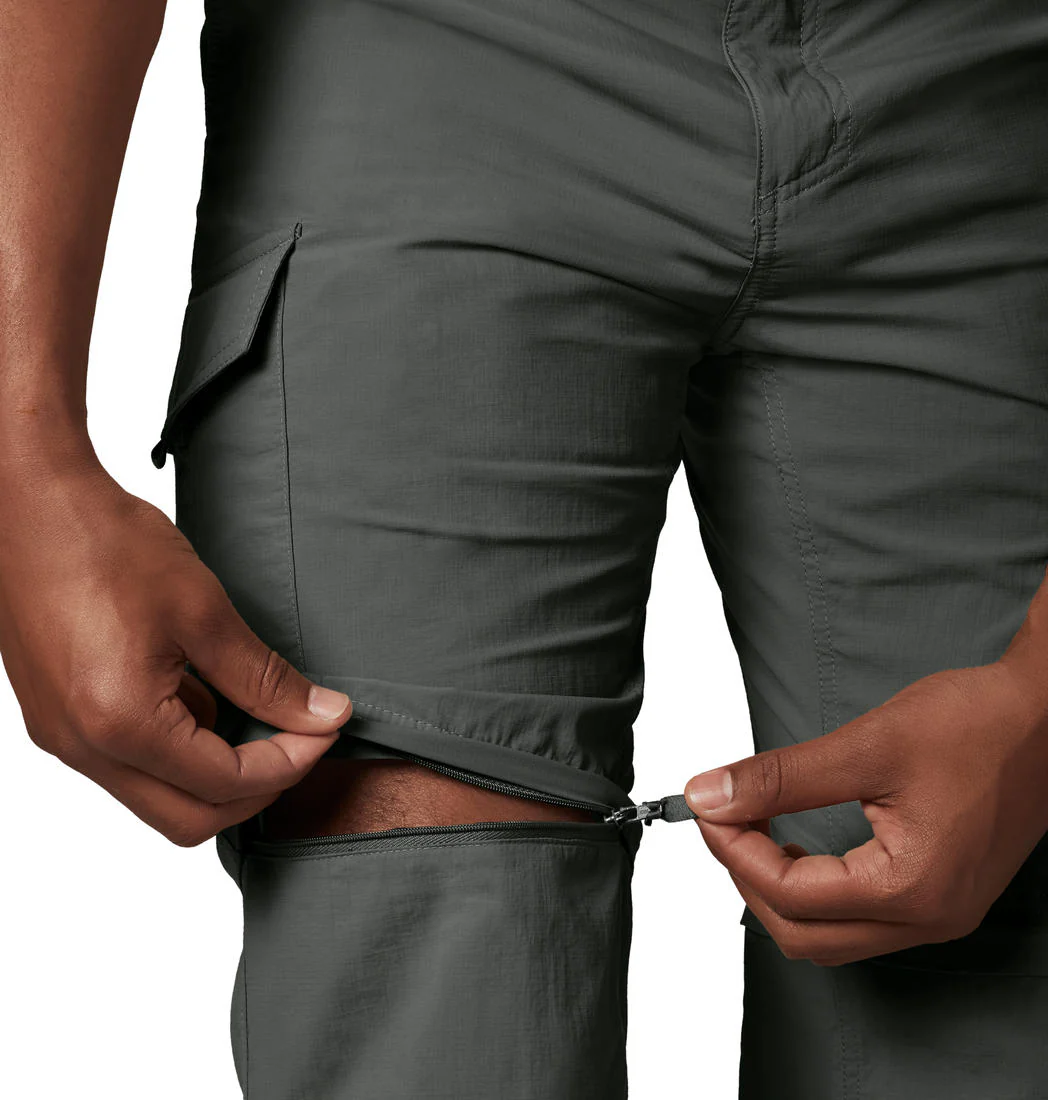 Columbia Men Green Silver Ridge Convertible Pant (Sun Protection) - Image 4