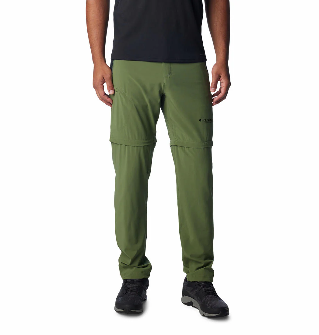Columbia Men Green Triple Canyon Convertible Pant II (Sun Protection)