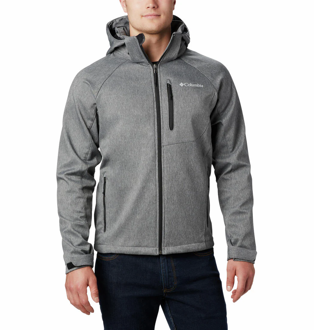 Columbia Men Grey Cascade Ridge II Softshell