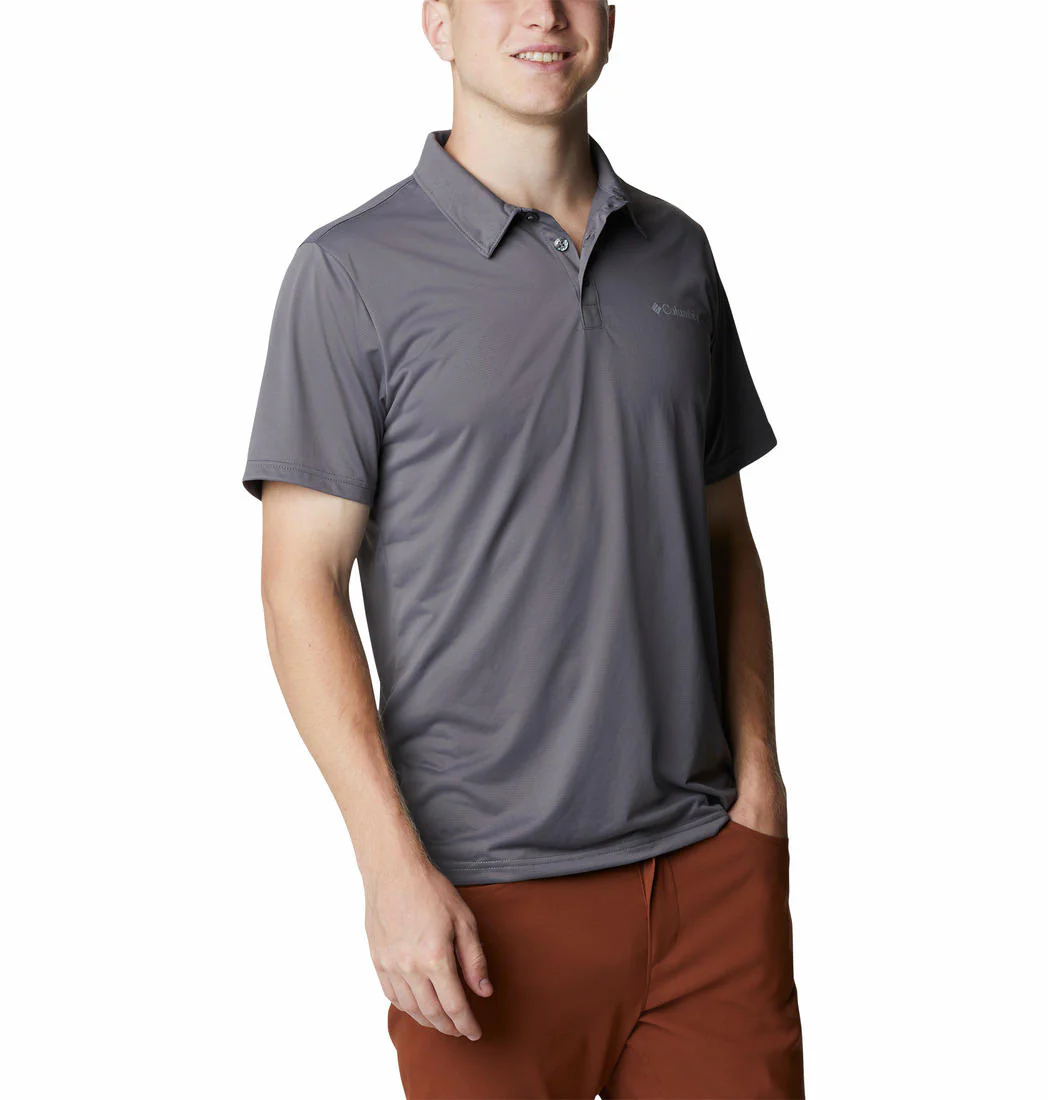 Columbia Men Grey Columbia Hike Polo - Image 6