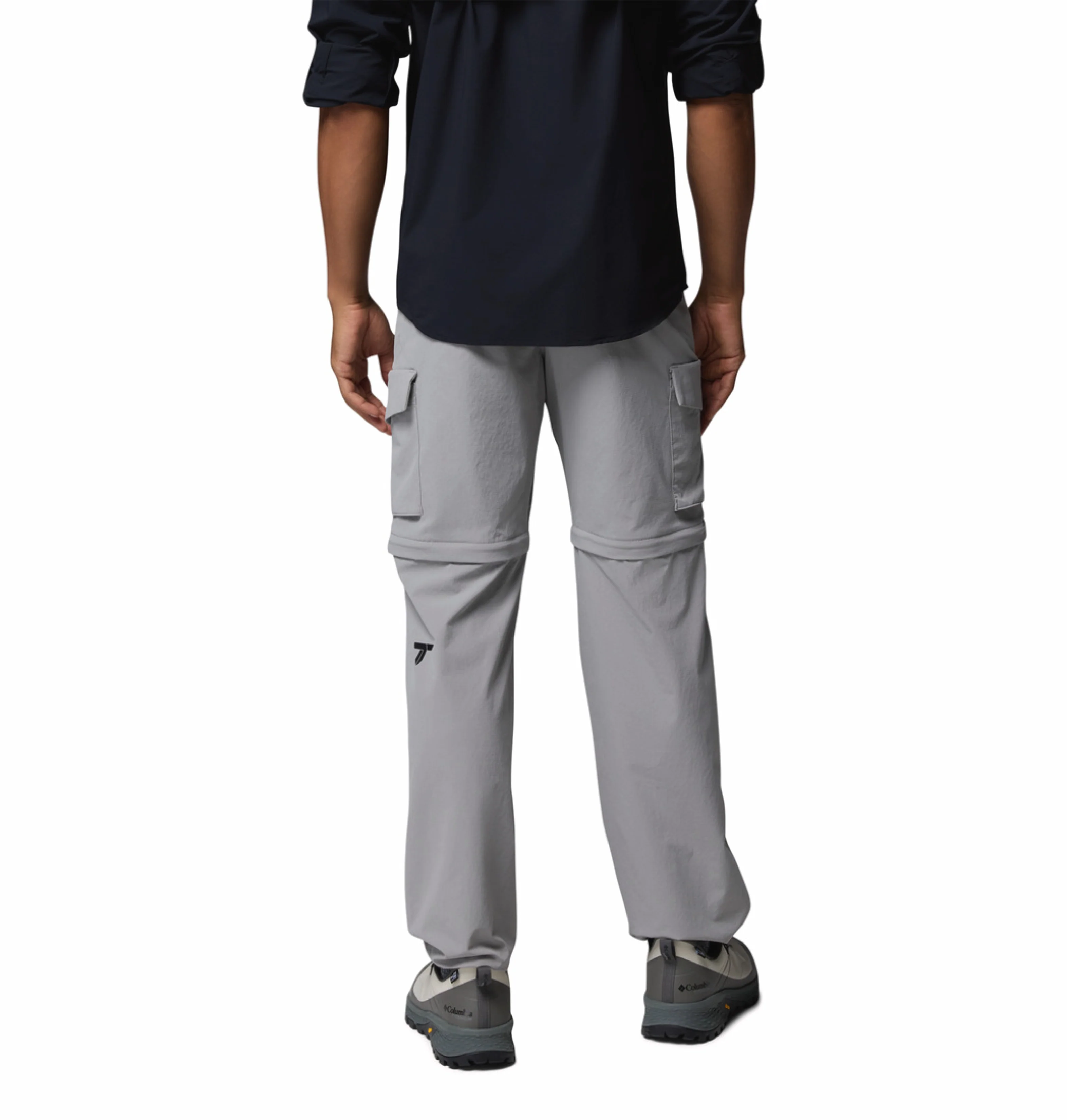 Columbia Men Grey Omni-Shade Silver Ridge Elite Convertible Pant - Image 4