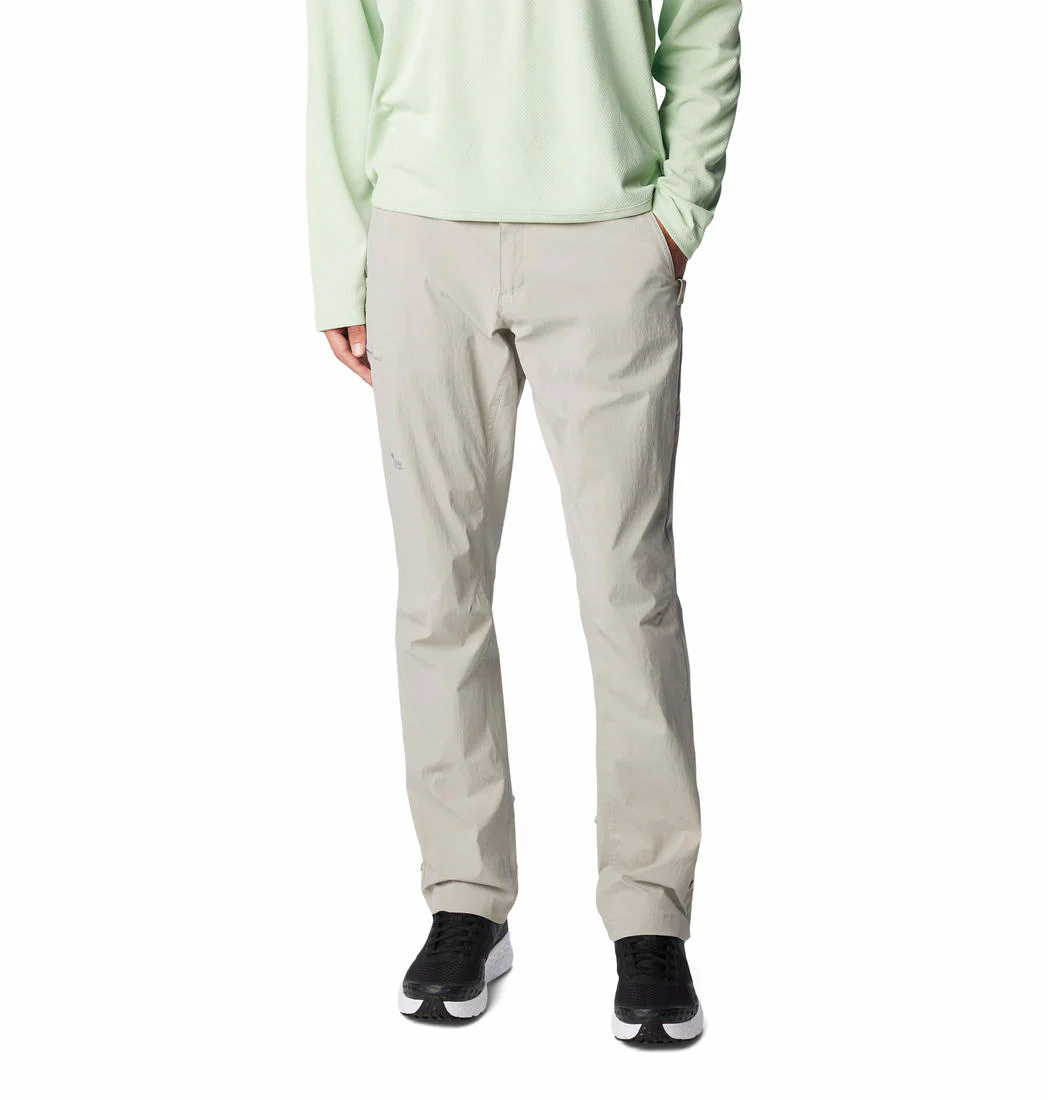 Columbia Men Grey Wanoga Lightweight Pant (Sun Protection)