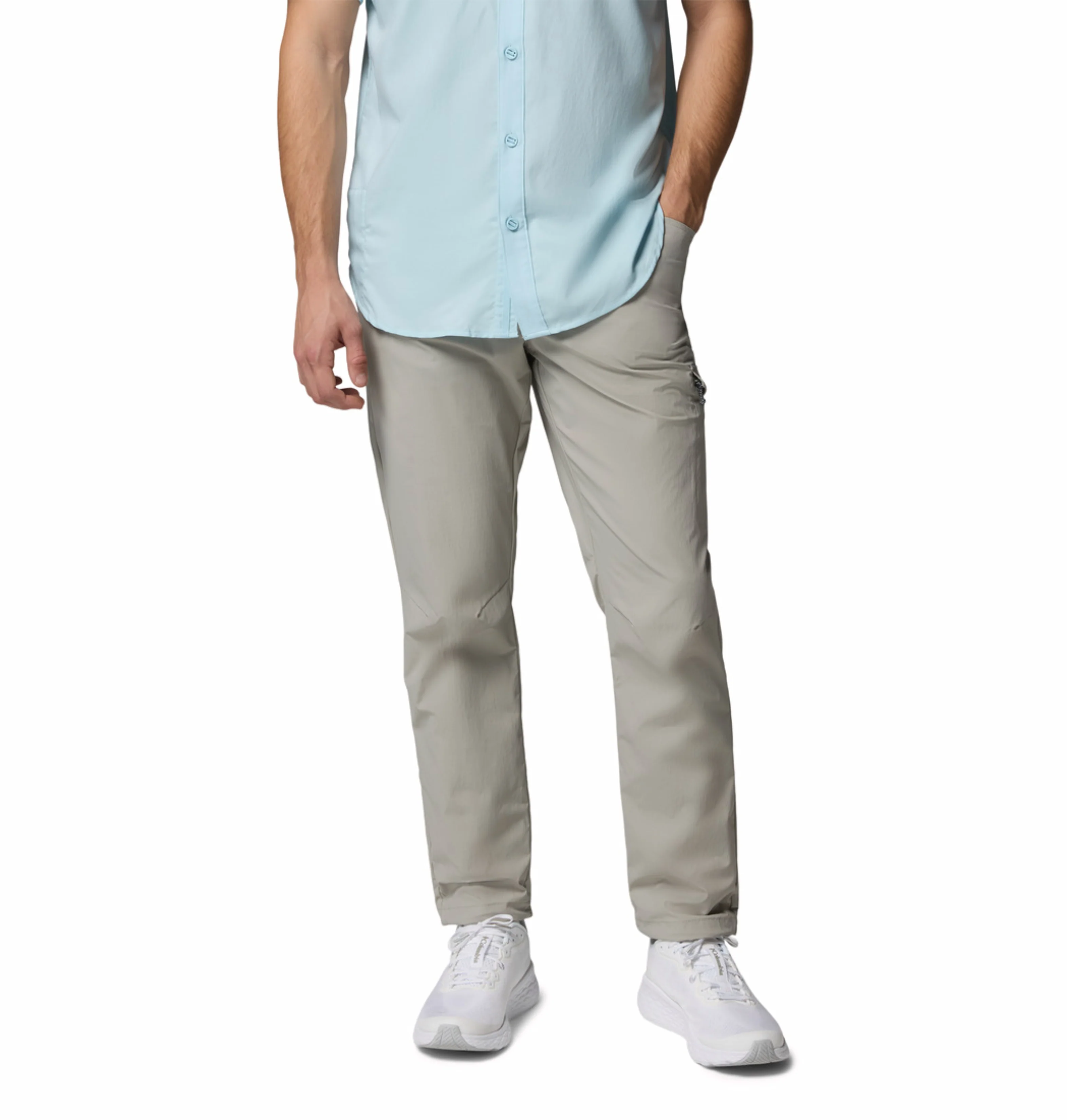 Columbia Men Light Grey Omni-Freeze Sharpe Canyon Pant