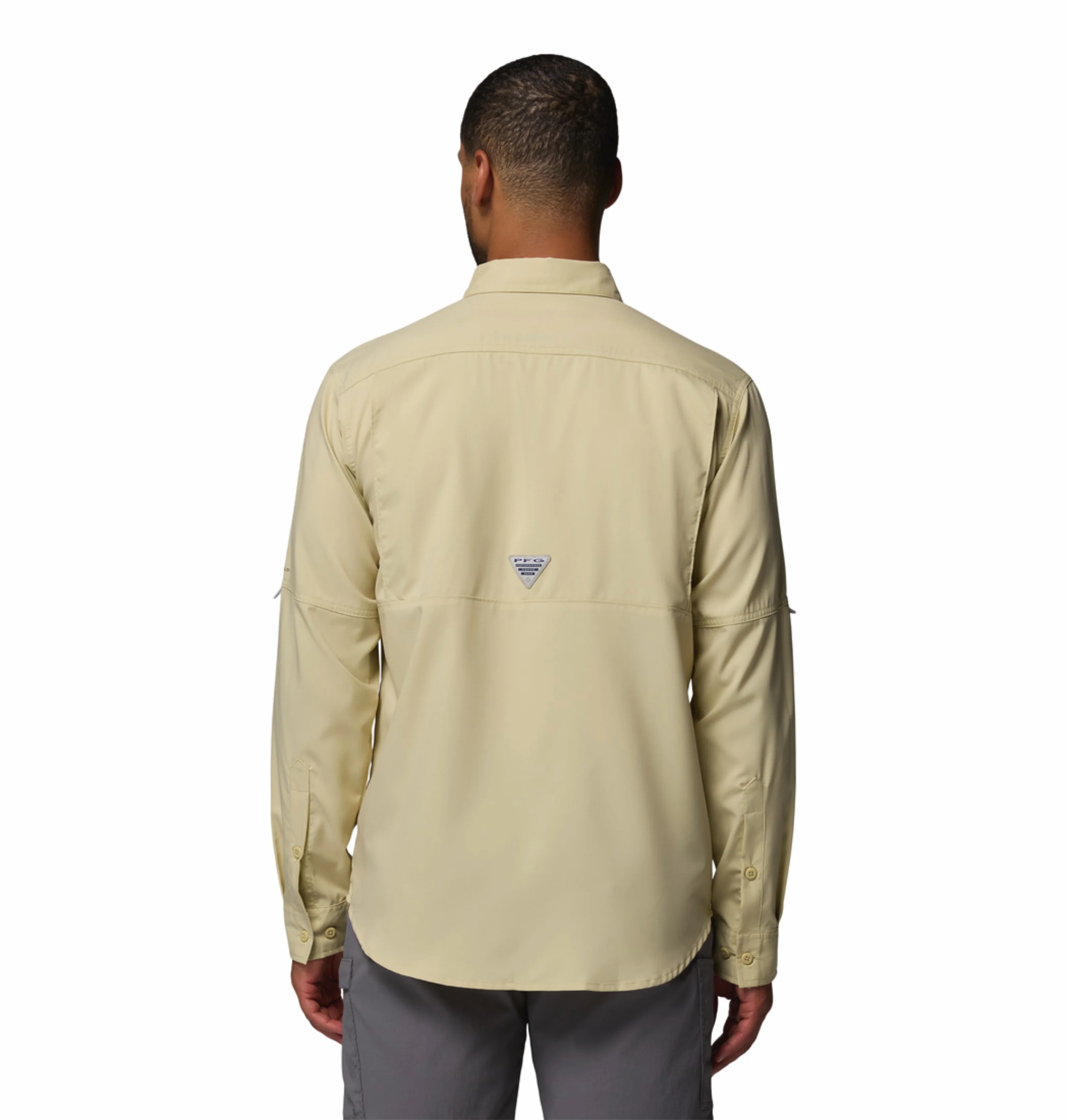Columbia Men Lime green Omni-Shade Blood n Guts V Long Sleeve Shirt