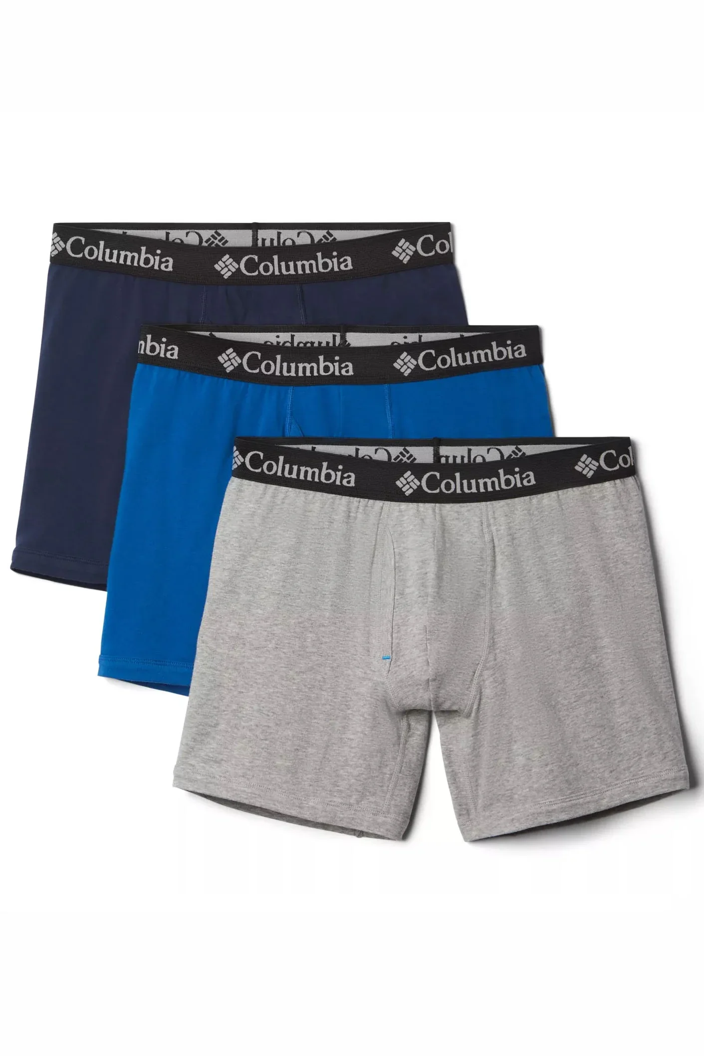 Columbia Men Multi 95/5 Cotton Stretch Solid 3pack (Non Returnable)