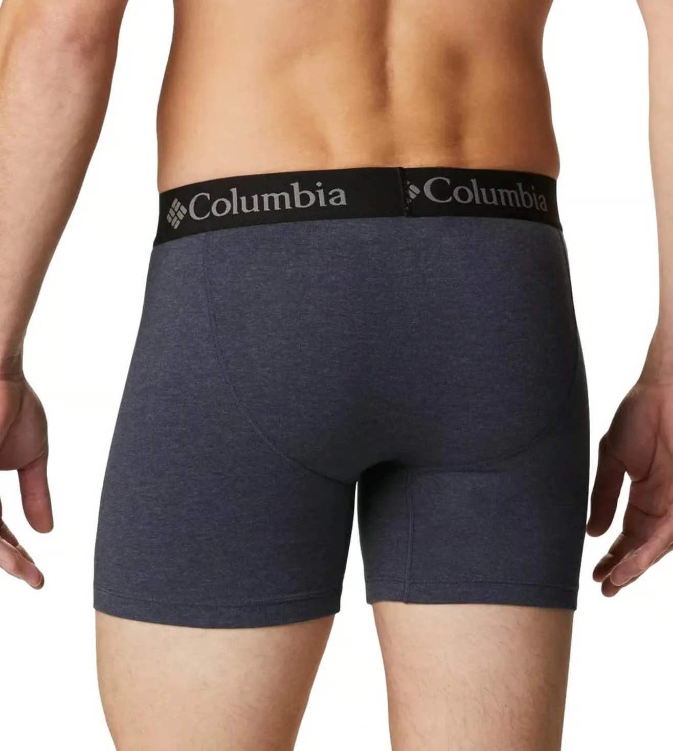 Columbia Men Multi Allover Mesh - Polyester / Stretch 3 Pack Solid Boxer Brief (Non Returnable) - Image 2