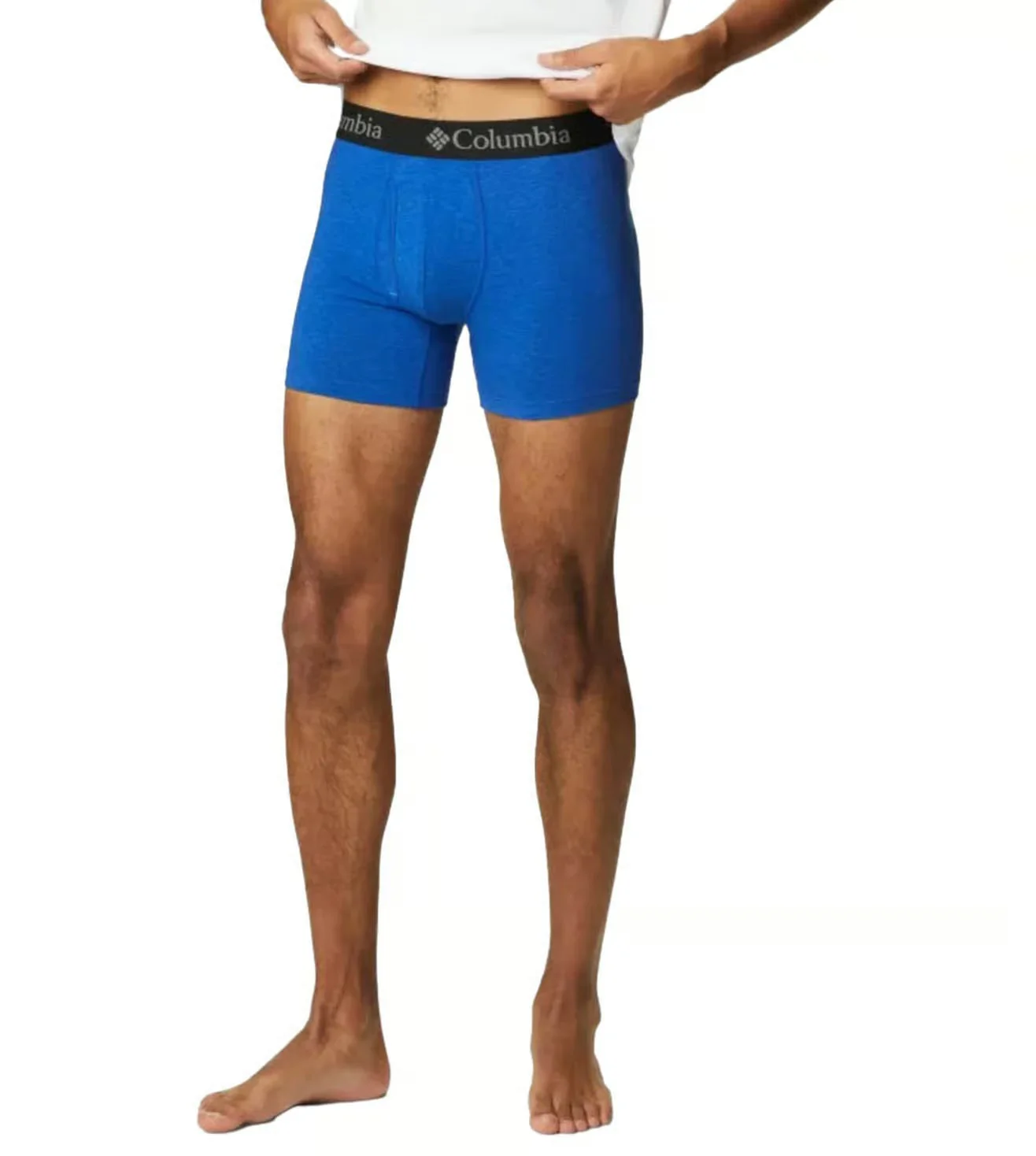 Columbia Men Multi Allover Mesh - Polyester / Stretch 3 Pack Solid Boxer Brief (Non Returnable) - Image 5