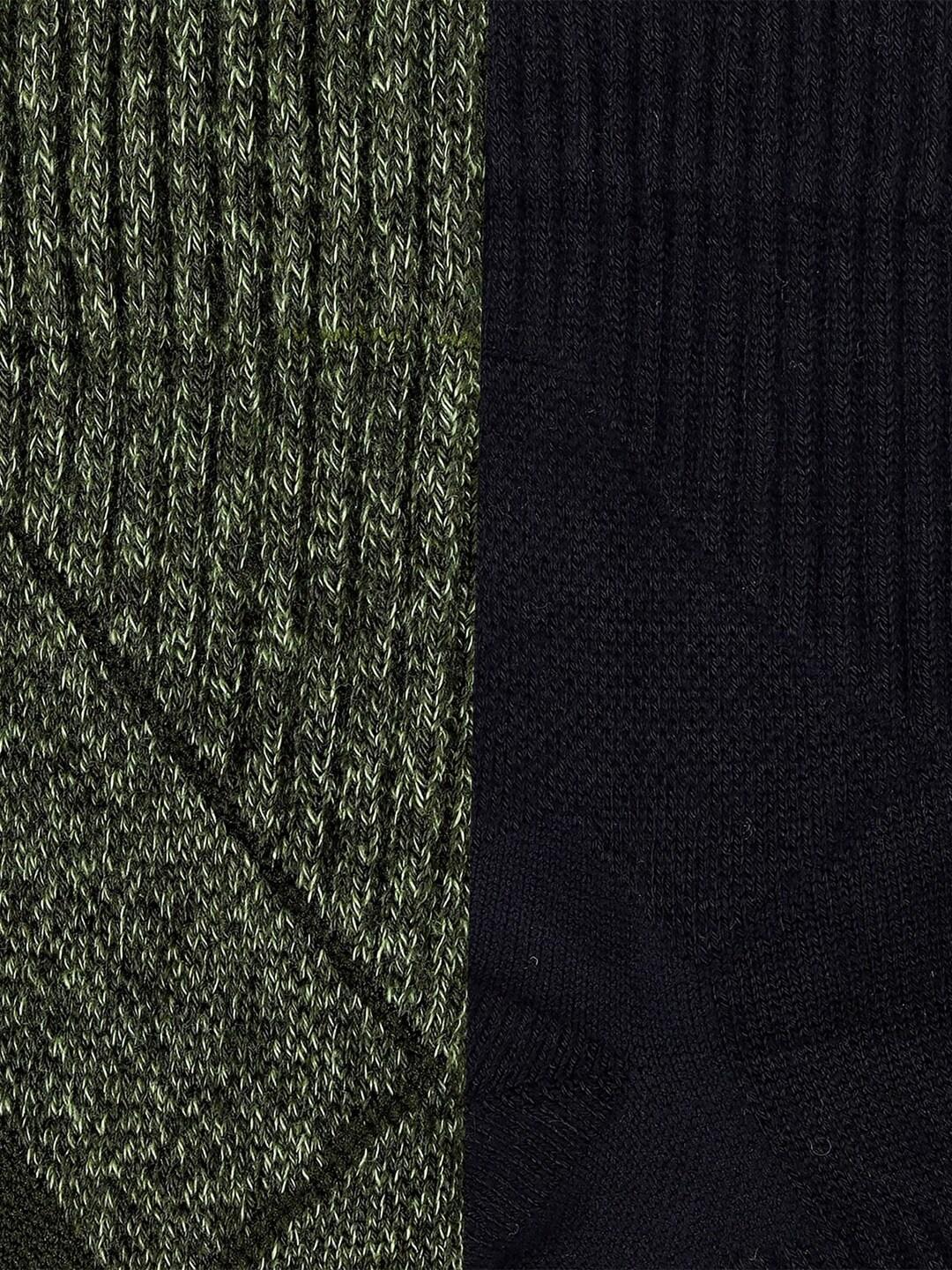 Columbia Men Black SOCKS MN 2P HIKE QTR-HEELPWR 2 (2 Pair) (Non Returnable) - Image 3