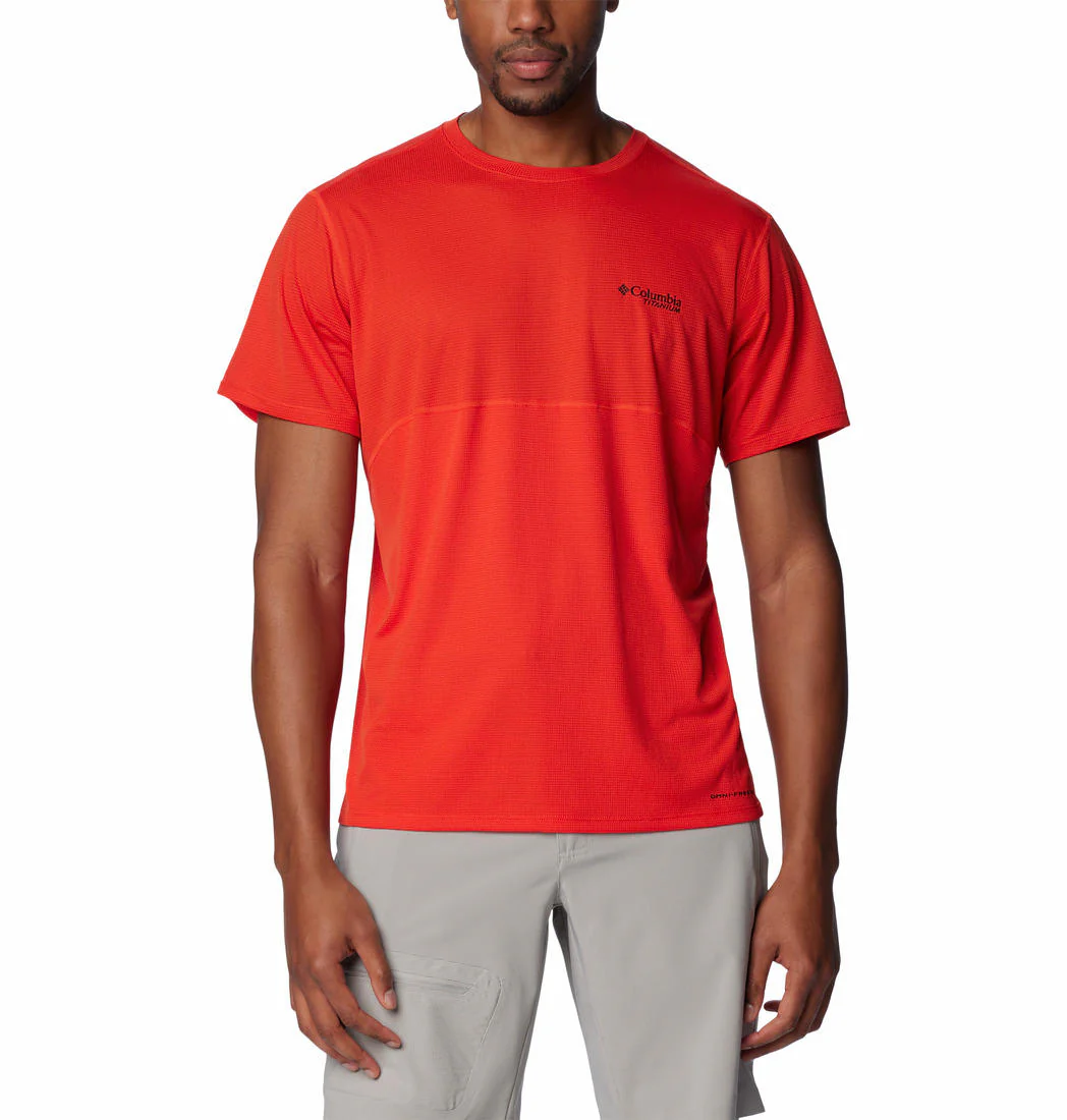 Columbia Men Orange Cirque River SS Crew