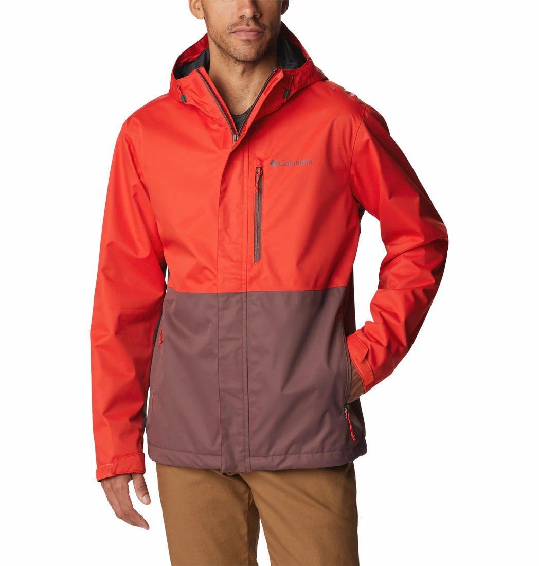 Columbia Men Orange Hikebound Jacket Waterproof